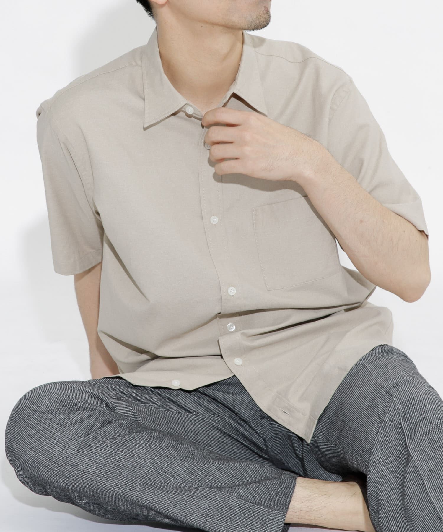 URBAN RESEARCH ROSSO「『防ｼﾜ』『XLｻｲｽﾞあり』ﾊｲﾊﾟﾌｫｰﾏﾝｽﾘﾈﾝﾚｷﾞｭﾗｰ  」|シャツ・ブラウス|