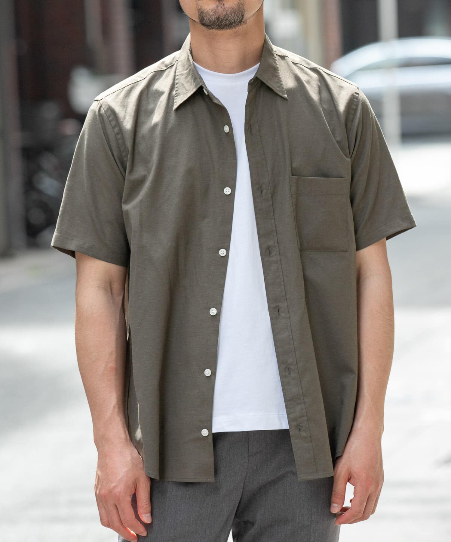 URBAN RESEARCH ROSSO「『防ｼﾜ』『XLｻｲｽﾞあり』ﾊｲﾊﾟﾌｫｰﾏﾝｽﾘﾈﾝﾚｷﾞｭﾗｰ  」|シャツ・ブラウス|