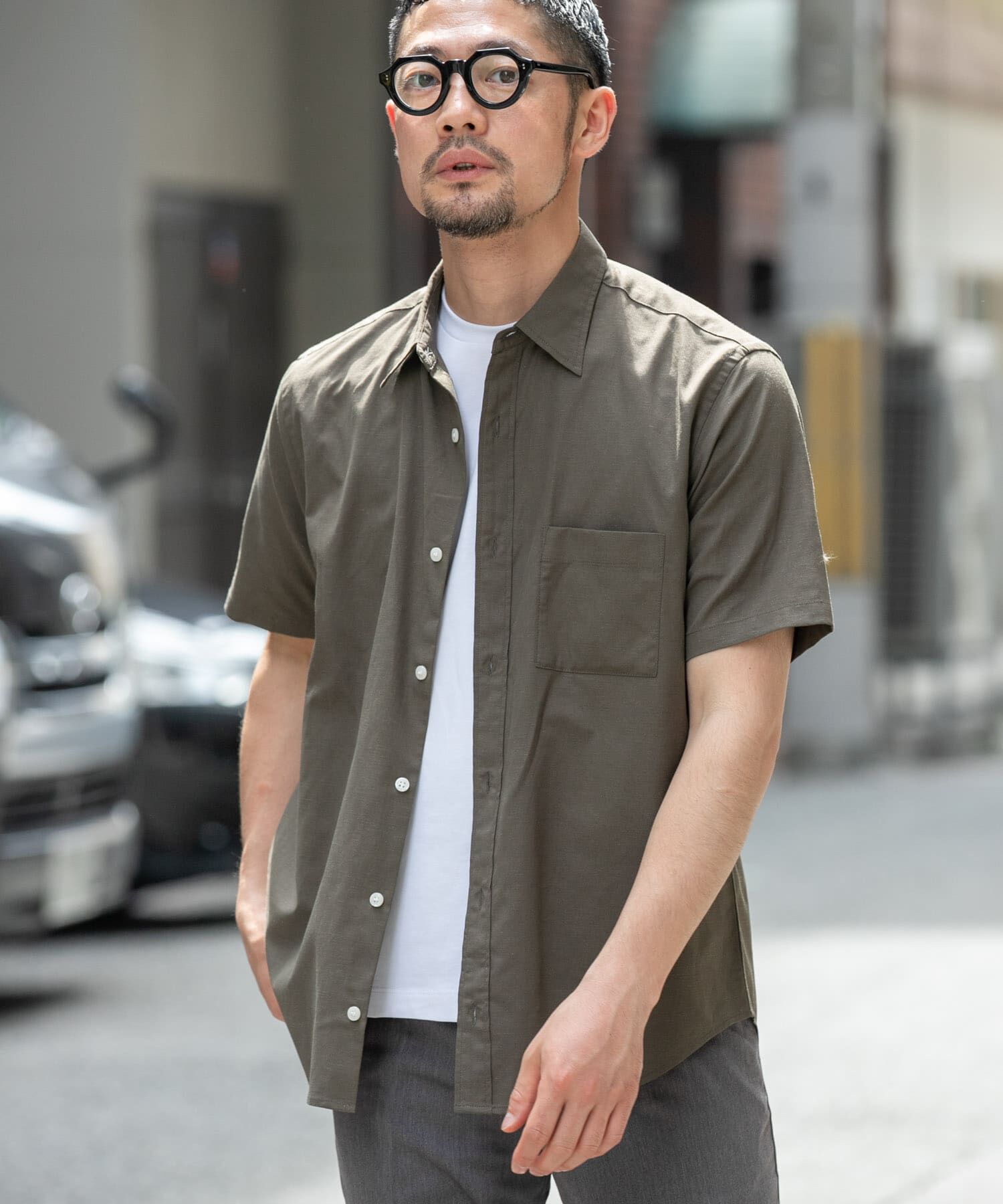 URBAN RESEARCH ROSSO「『防ｼﾜ』『XLｻｲｽﾞあり』ﾊｲﾊﾟﾌｫｰﾏﾝｽﾘﾈﾝﾚｷﾞｭﾗｰ  」|シャツ・ブラウス|