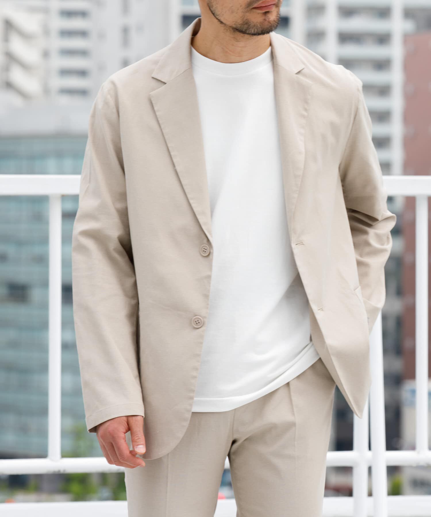 URBAN RESEARCH ROSSO「『防シワ』『XLサイズあり』ハイパフォーマンスリネンセットアップ」|その他|