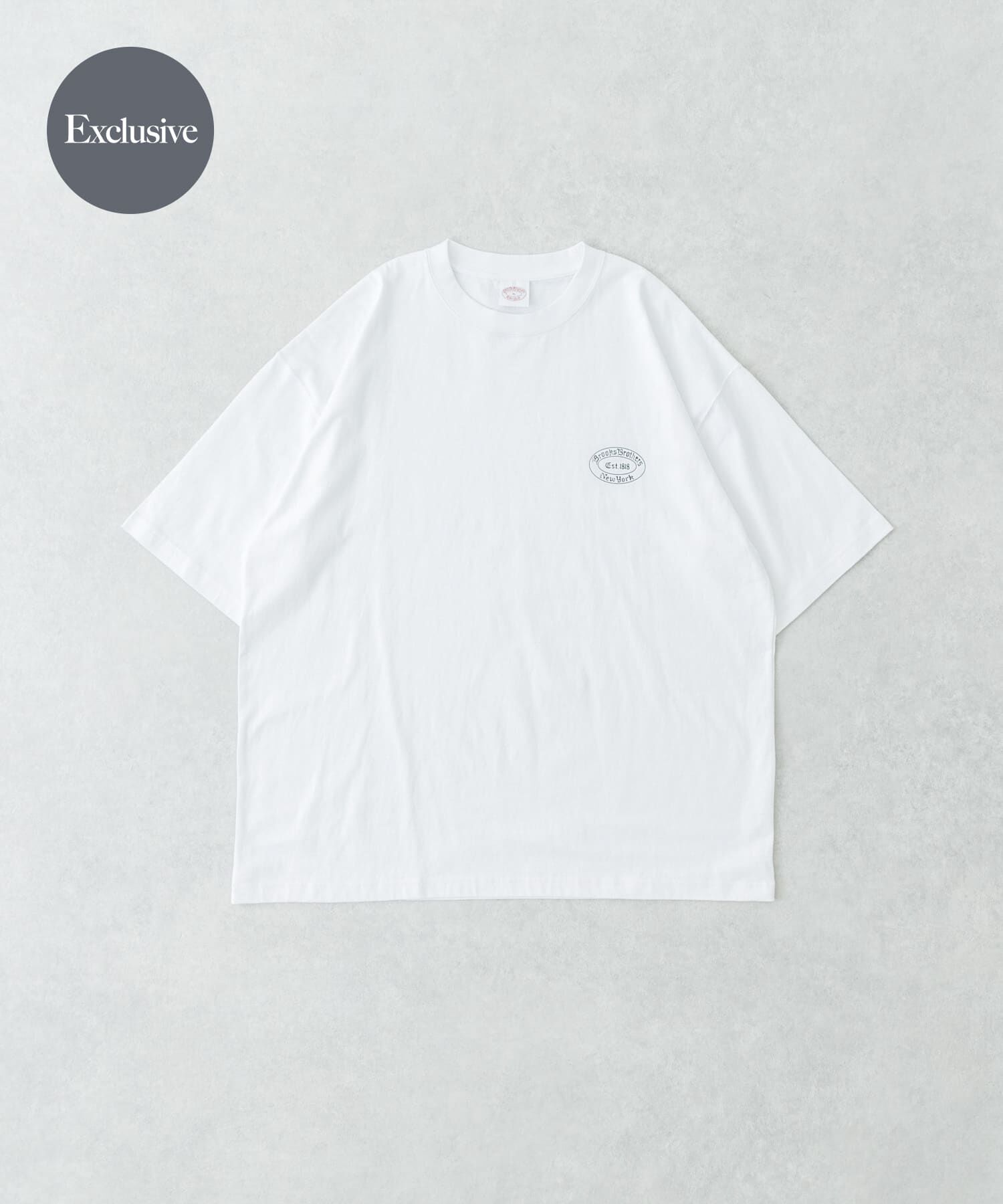 URBAN RESEARCH「『別注』BROOKS BROTHERS&times;UR　OVAL LOGO S/S T-SHIRTS」|Tシャツ・カットソー|ホワイト
