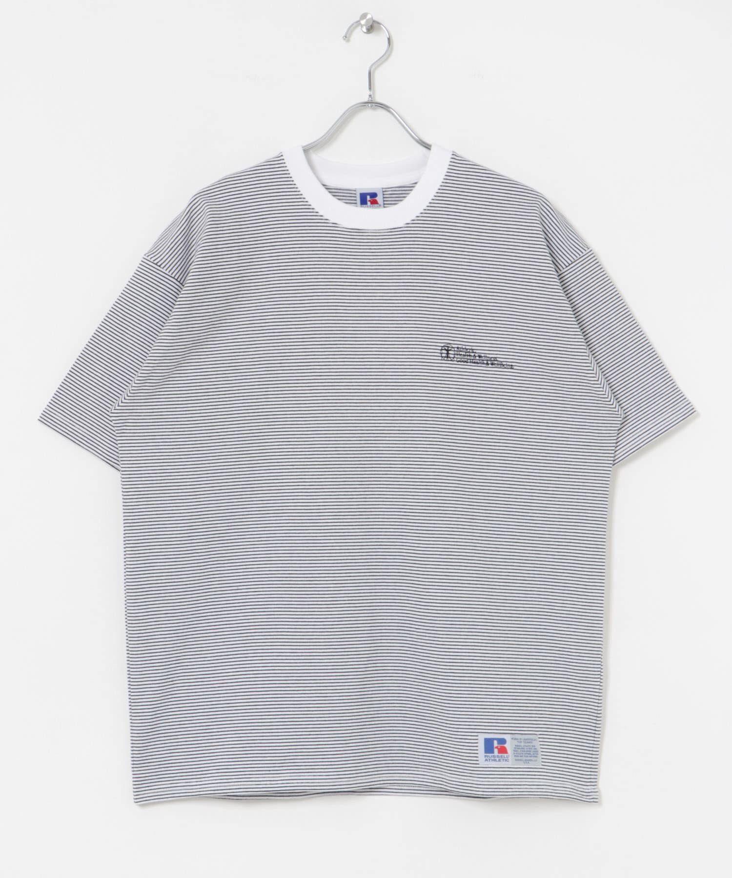 URBAN RESEARCH「『別注』RUSSELL ATHLETIC&times;UR　BORDER SHORT-SLEEVE TEE」|Tシャツ・カットソー|