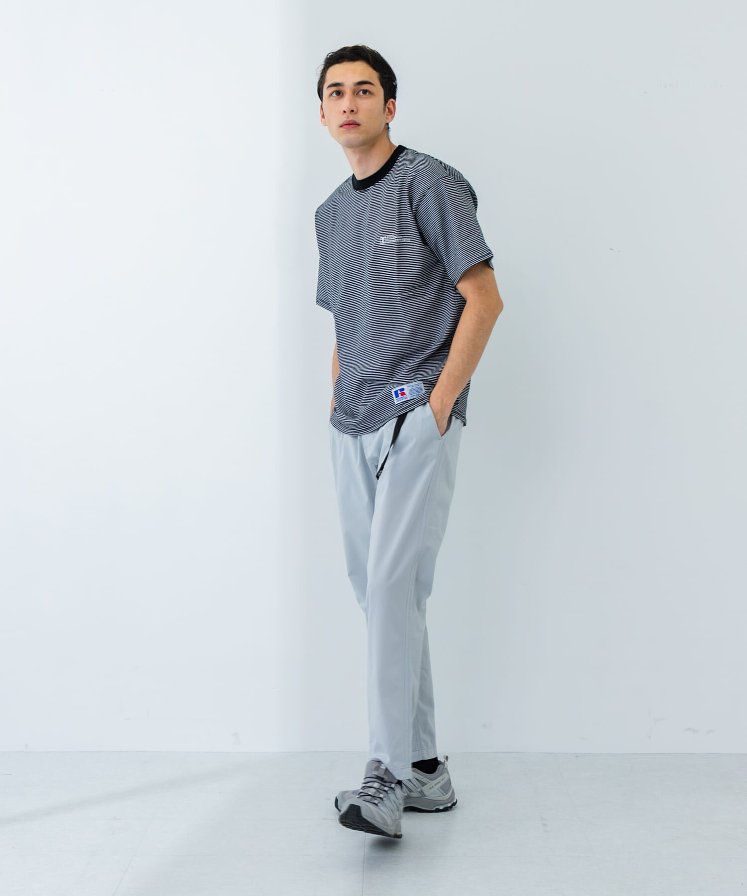 URBAN RESEARCH「『別注』RUSSELL ATHLETIC&times;UR　BORDER SHORT-SLEEVE TEE」|Tシャツ・カットソー|