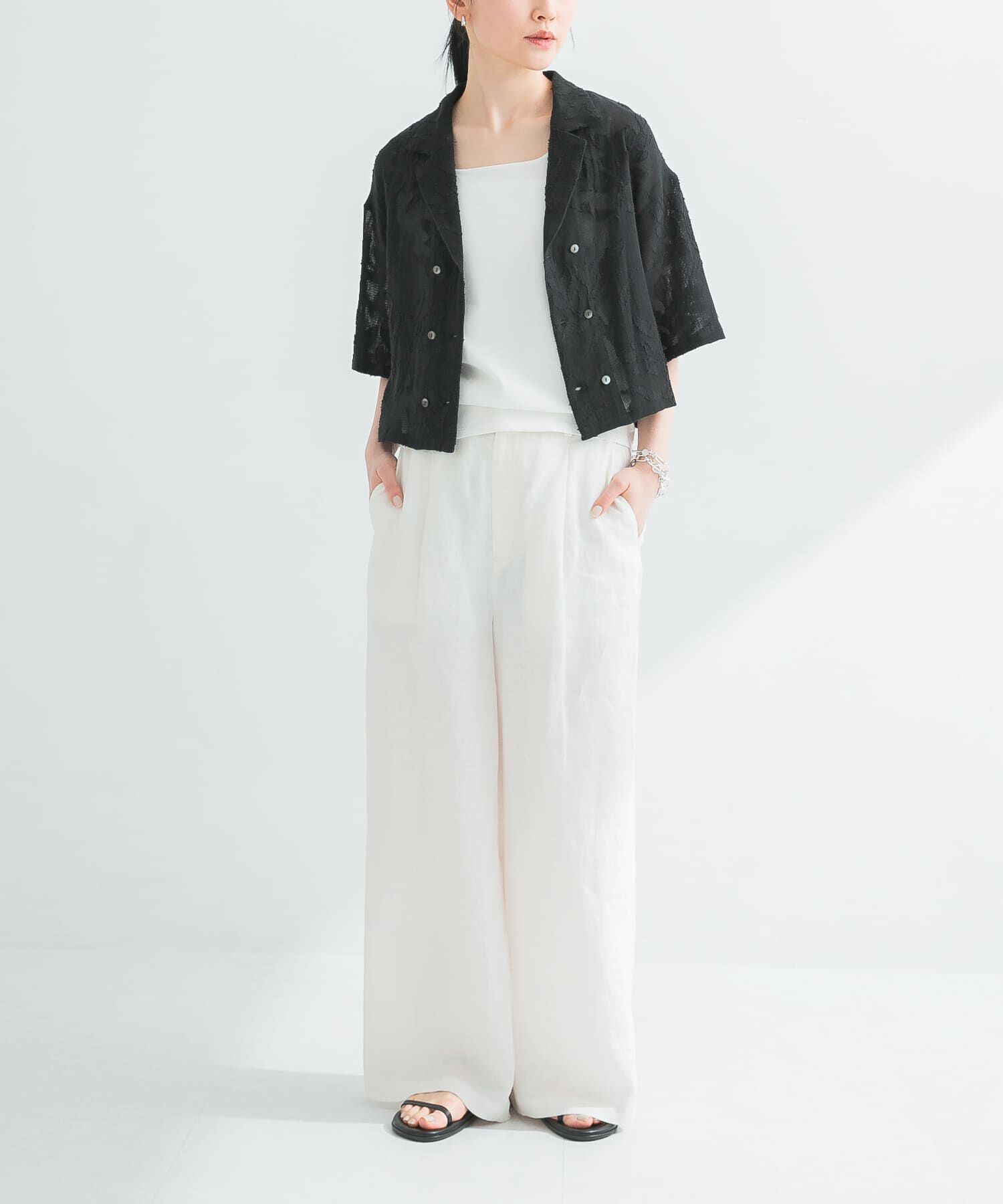 URBAN RESEARCH「カラミジャガードショートシャツ」|シャツ・ブラウス|