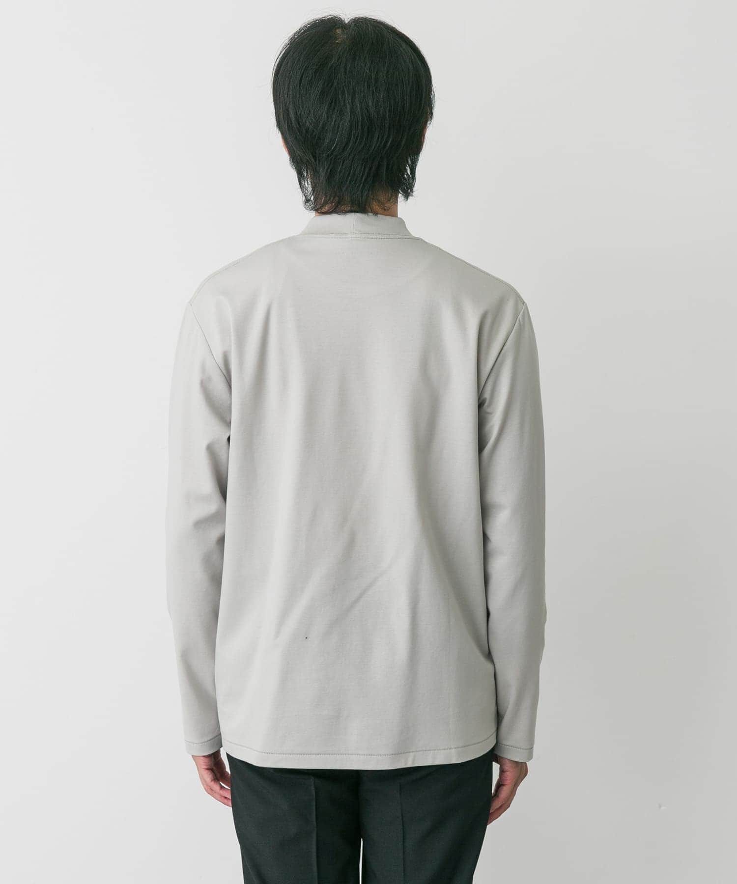 URBAN RESEARCH DOORS「LIFE STYLE TAILOR　シルケットポンチストレッチ長袖Tシャツ」|シャツ・ブラウス|