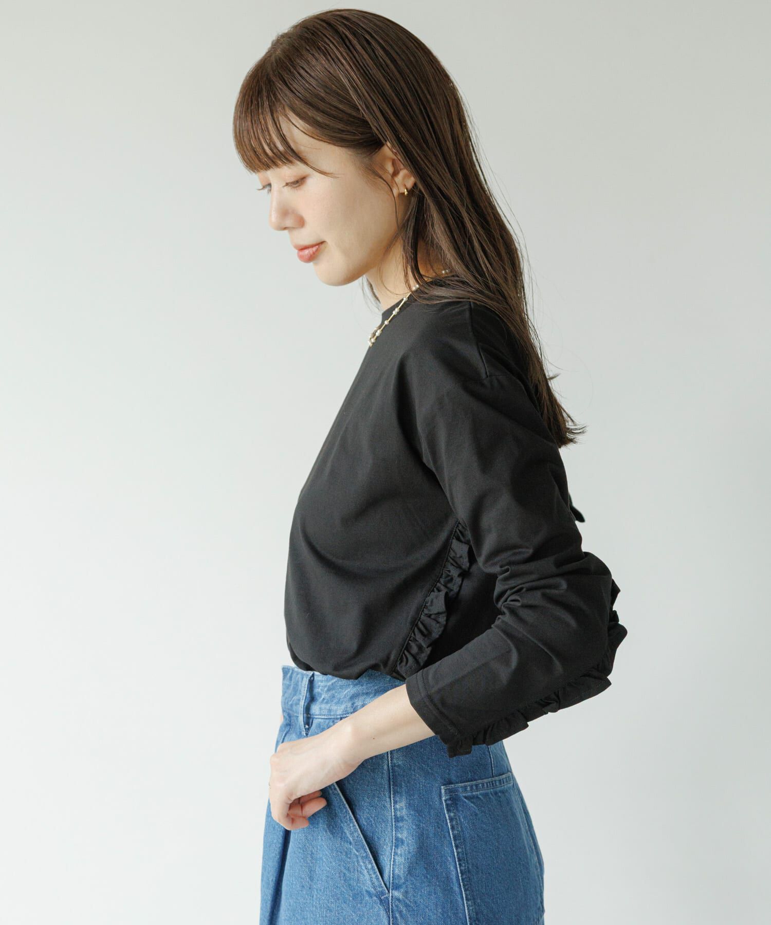 Sonny Label 「『WEB限定』バックミニフリルプルオーバー」|Tシャツ・カットソー|