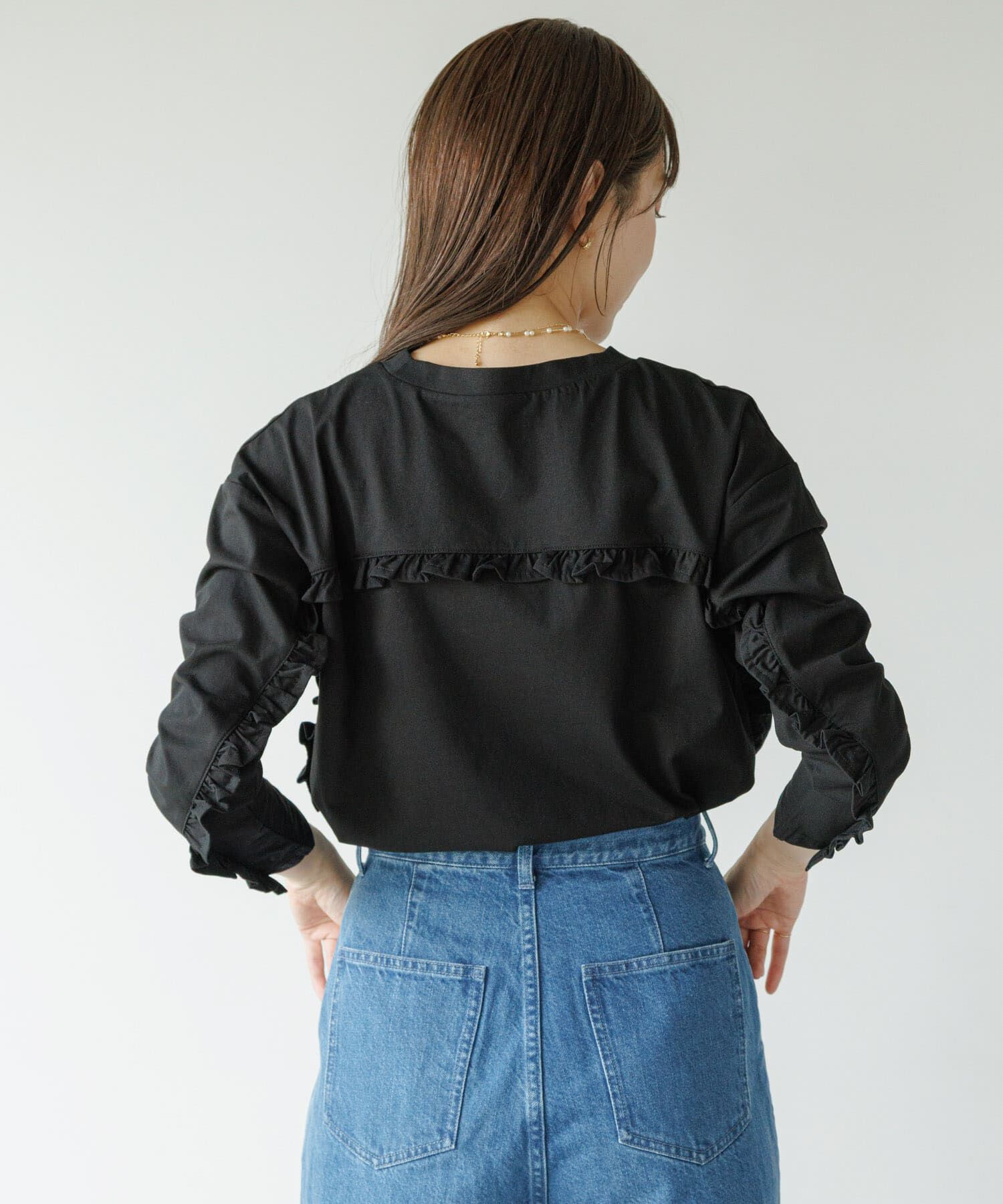 Sonny Label 「『WEB限定』バックミニフリルプルオーバー」|Tシャツ・カットソー|