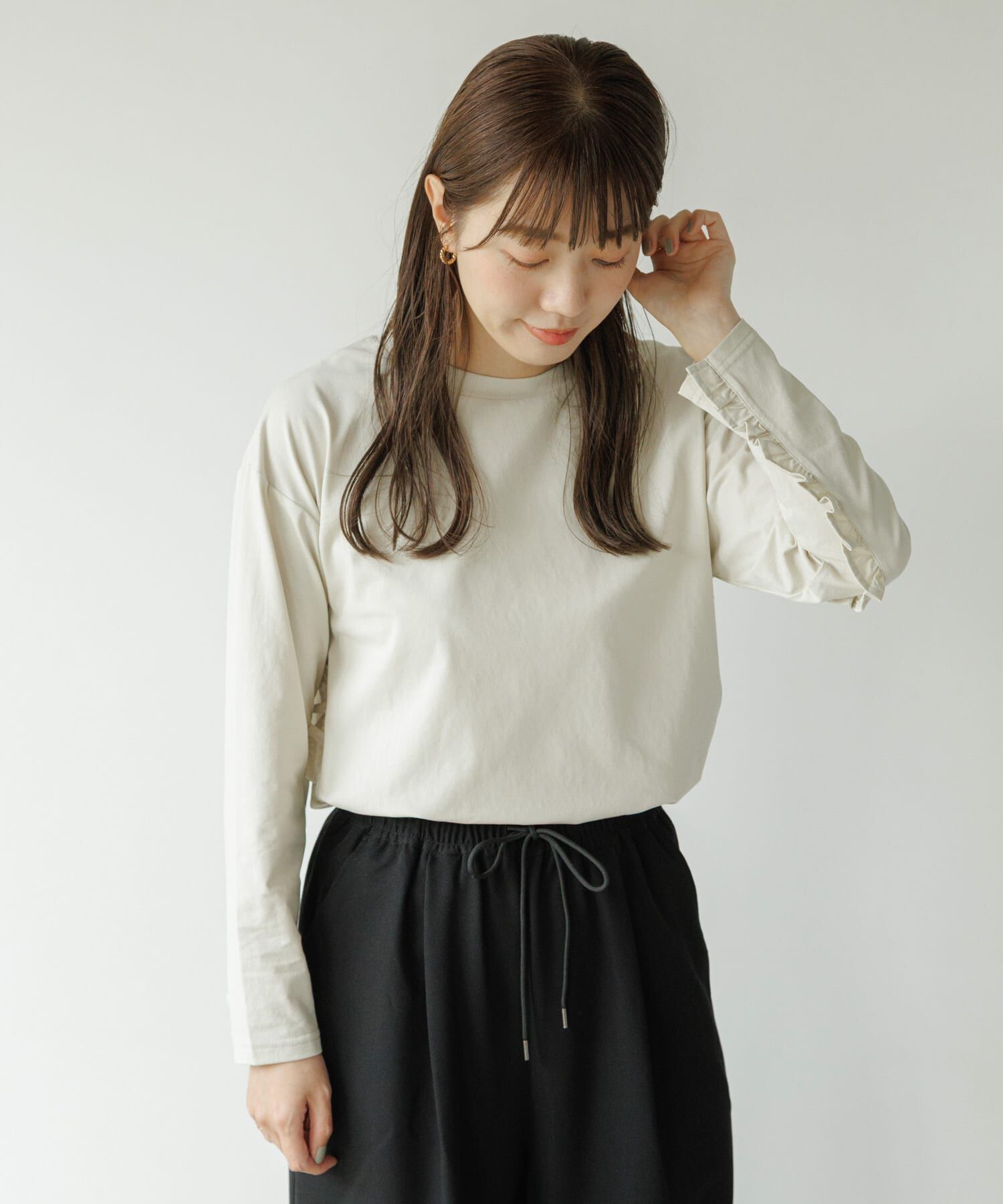 Sonny Label 「『WEB限定』バックミニフリルプルオーバー」|Tシャツ・カットソー|