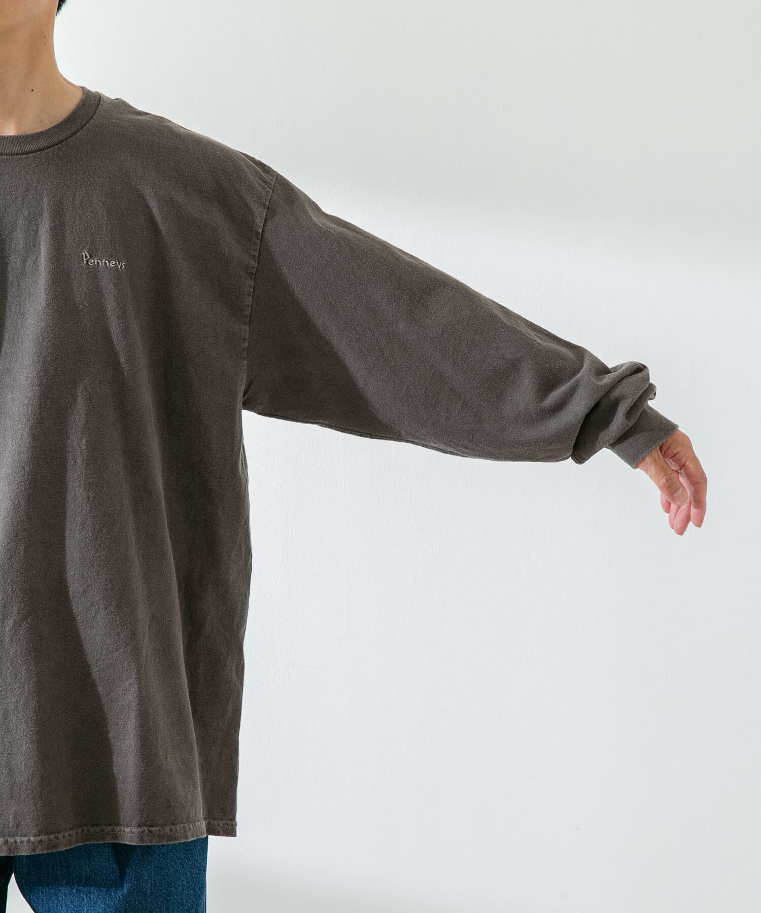 Sonny Label 「『別注』PENNEYS&times;Sonny Label　ピグメントロングスリーブTシャツ」|Tシャツ・カットソー|
