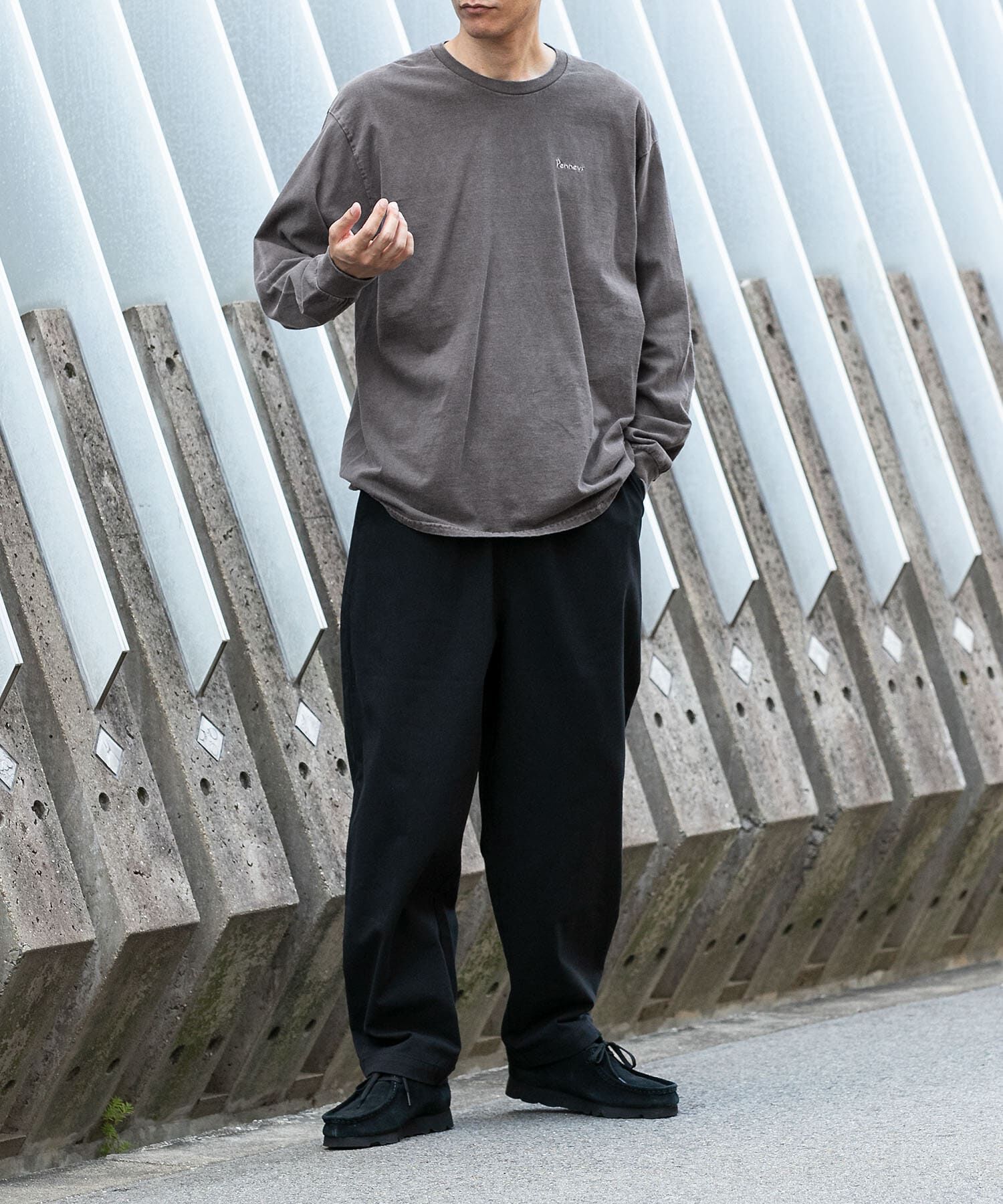 Sonny Label 「『別注』PENNEYS&times;Sonny Label　ピグメントロングスリーブTシャツ」|Tシャツ・カットソー|