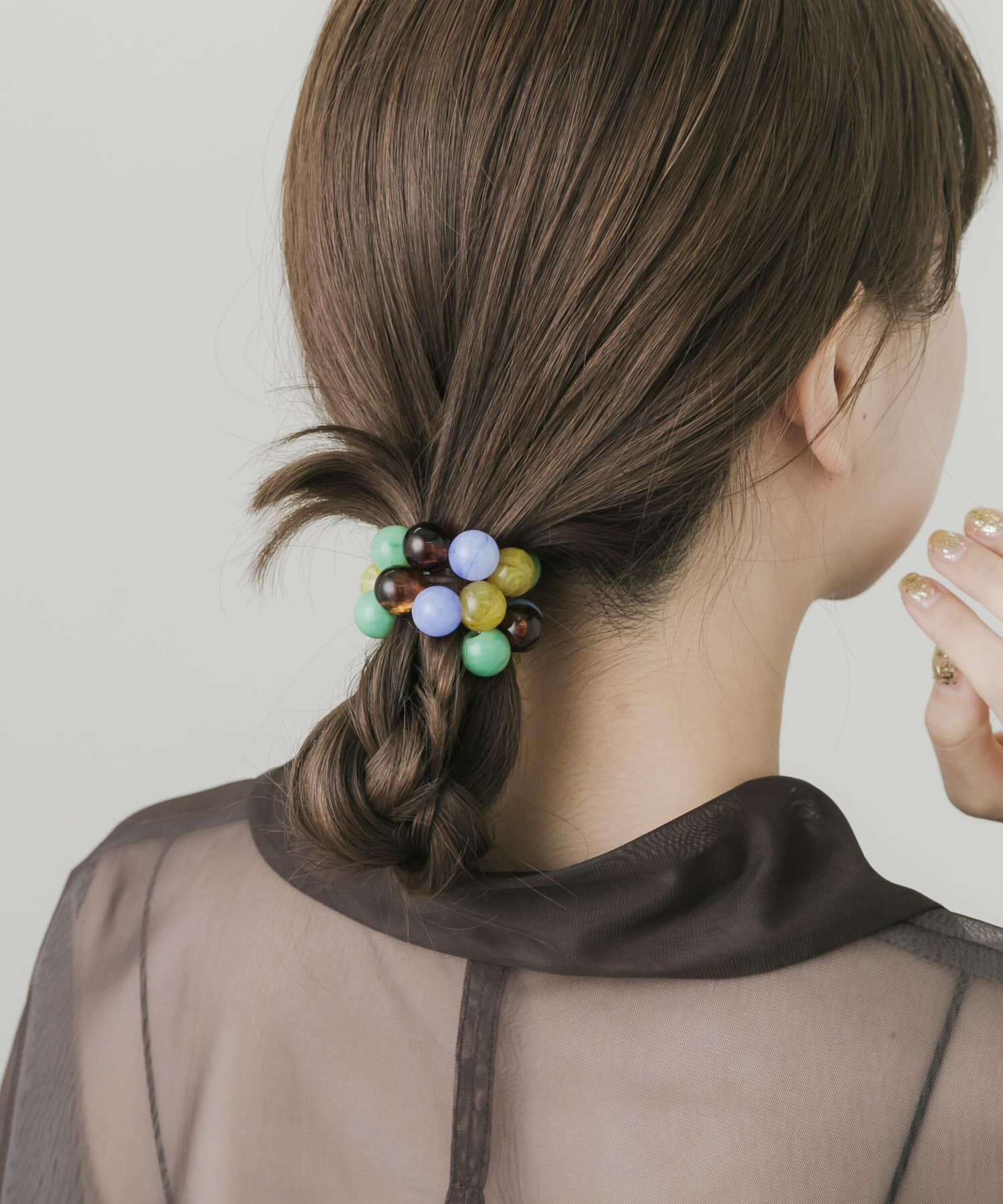 SMELLY「カラフルボールヘアゴム」|ヘアゴム・シュシュ|