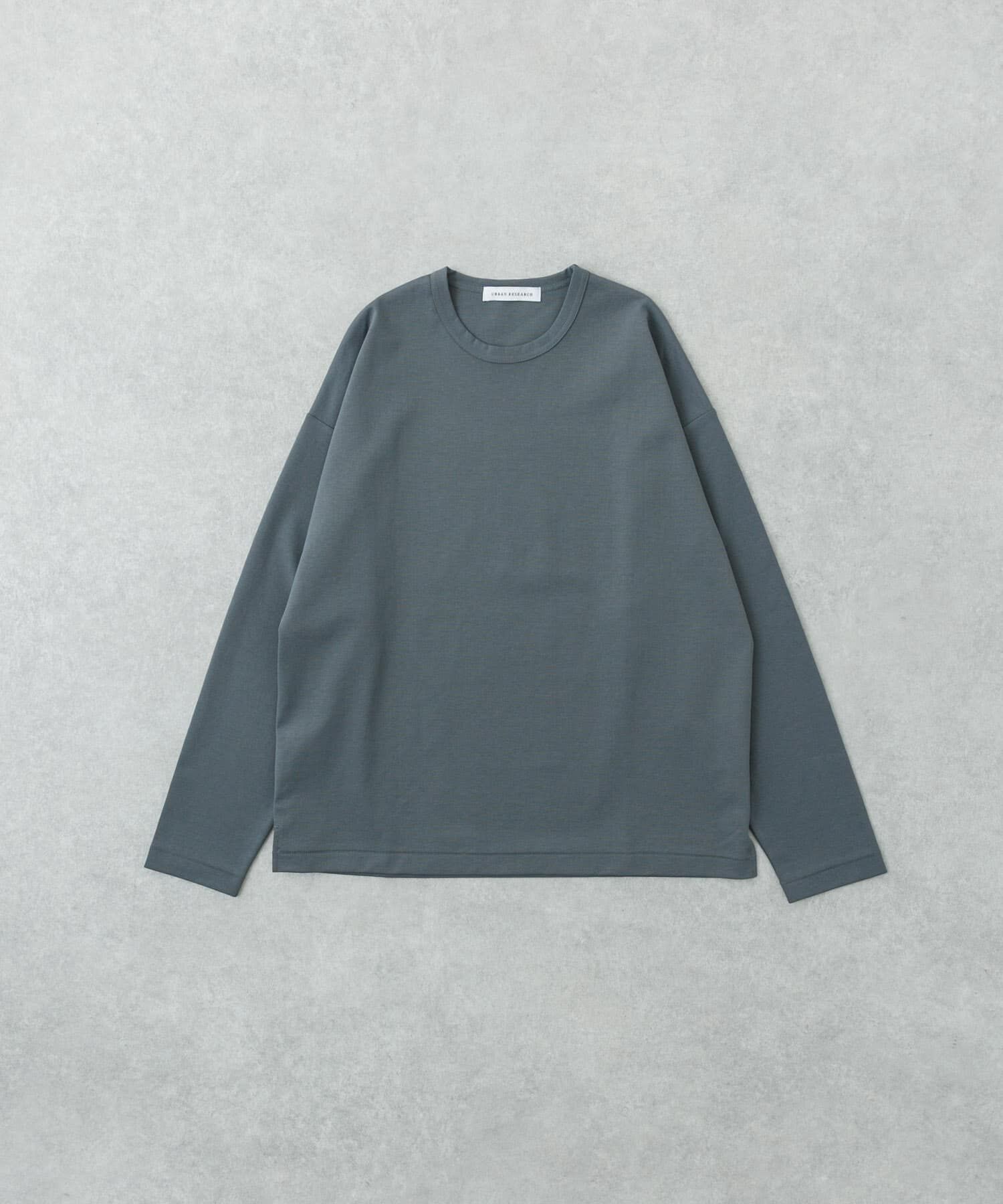 URBAN RESEARCH「コットンナイロンスムージーロングスリーブ」|Tシャツ・カットソー|グレー