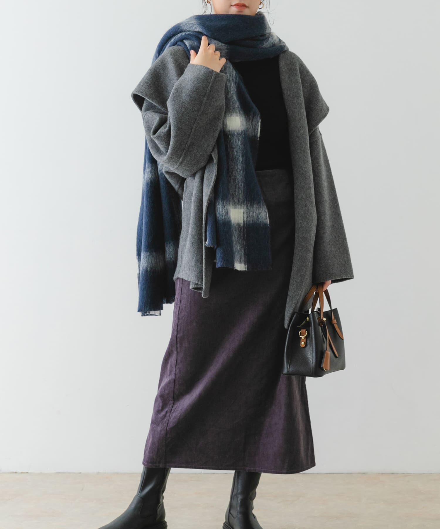 RODE SKO「ASAUCE MELER　アルパカループシャギーストール」|ストール|