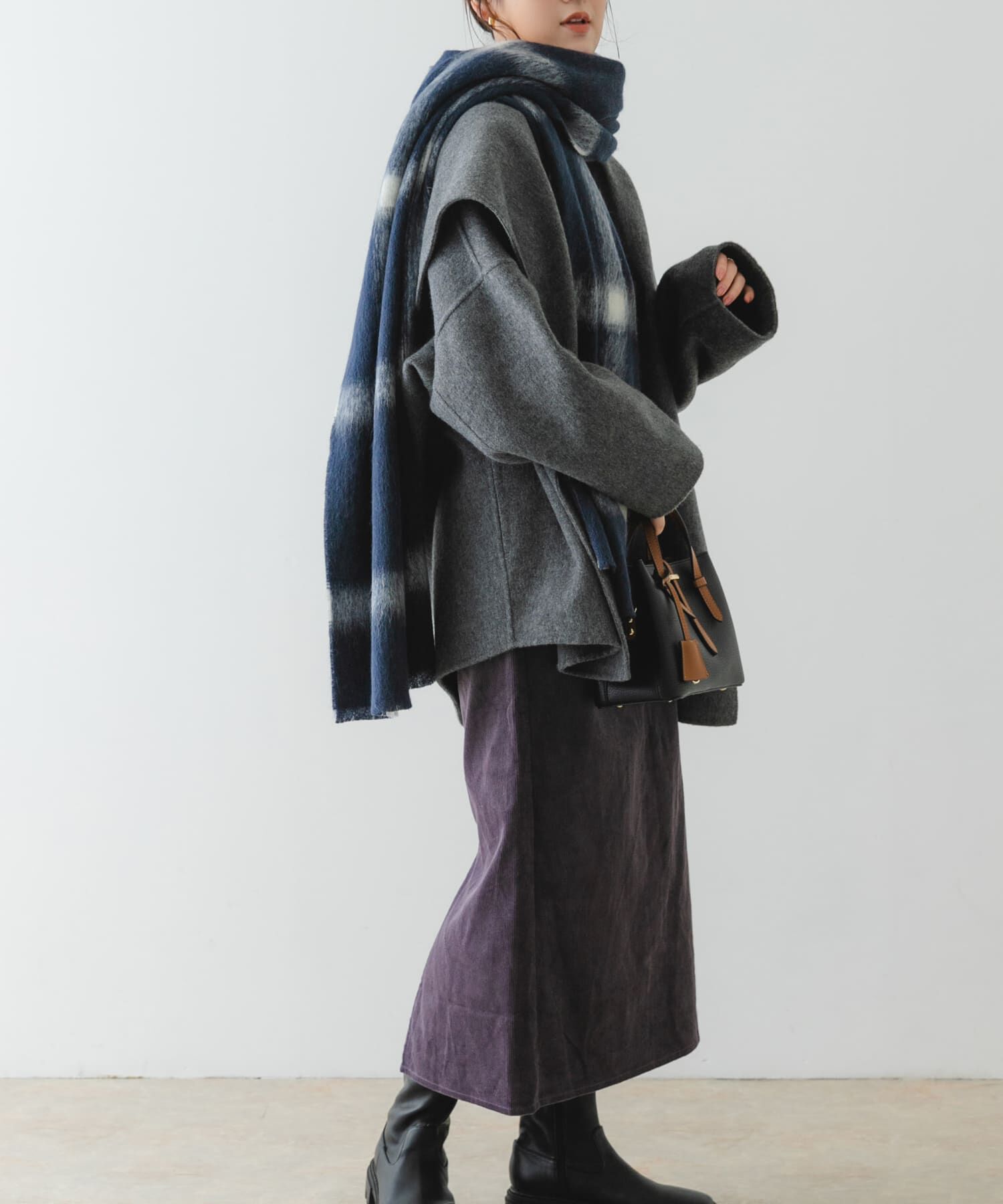 RODE SKO「ASAUCE MELER　アルパカループシャギーストール」|ストール|