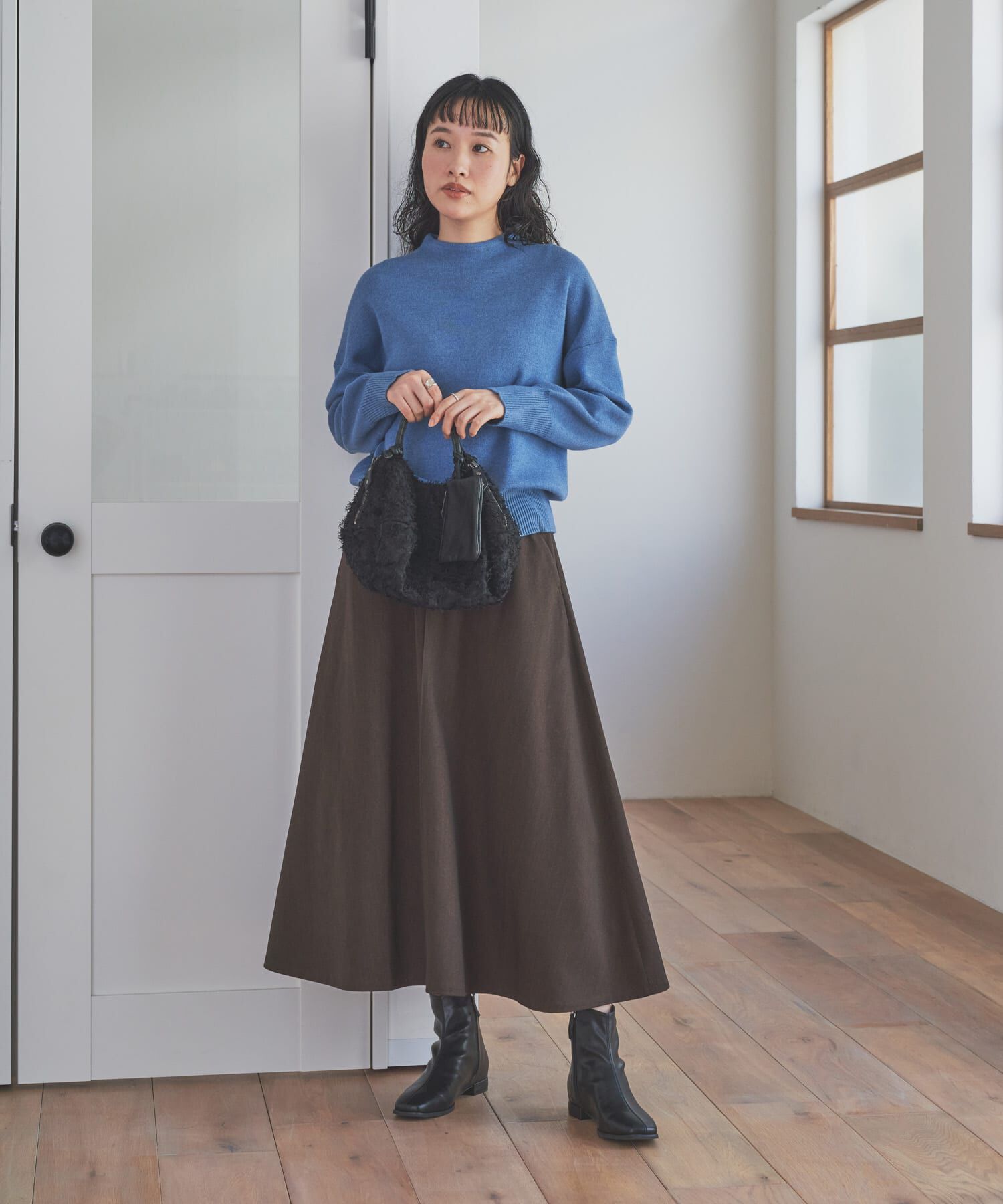 URBAN RESEARCH DOORS「『仁村紗和さん着用』『UR TECH』完声フレアスカート」|スカート|