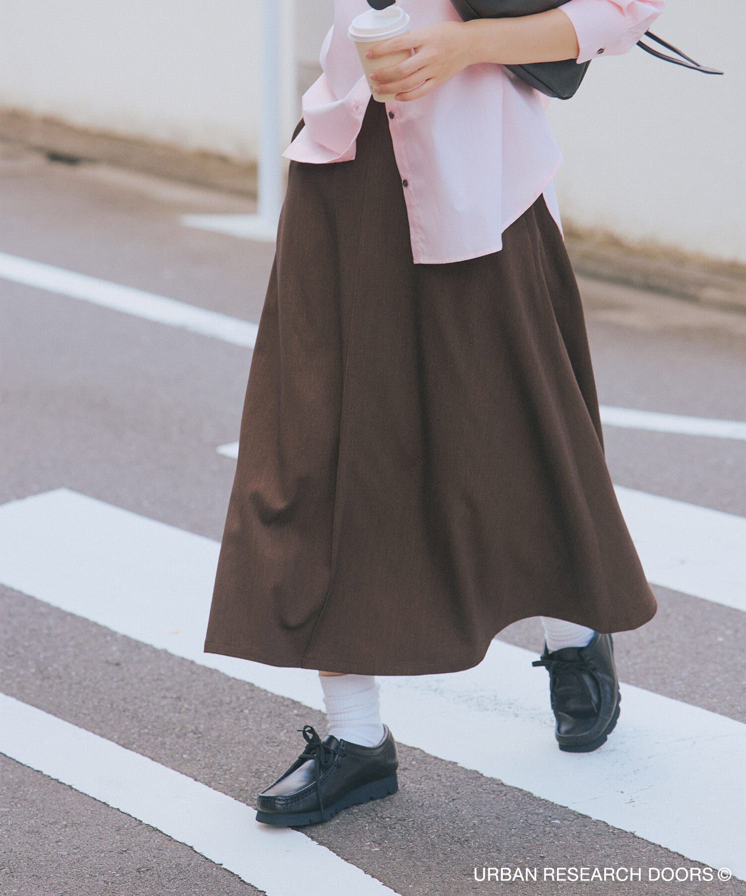 URBAN RESEARCH DOORS「『仁村紗和さん着用』『UR TECH』完声フレアスカート」|スカート|