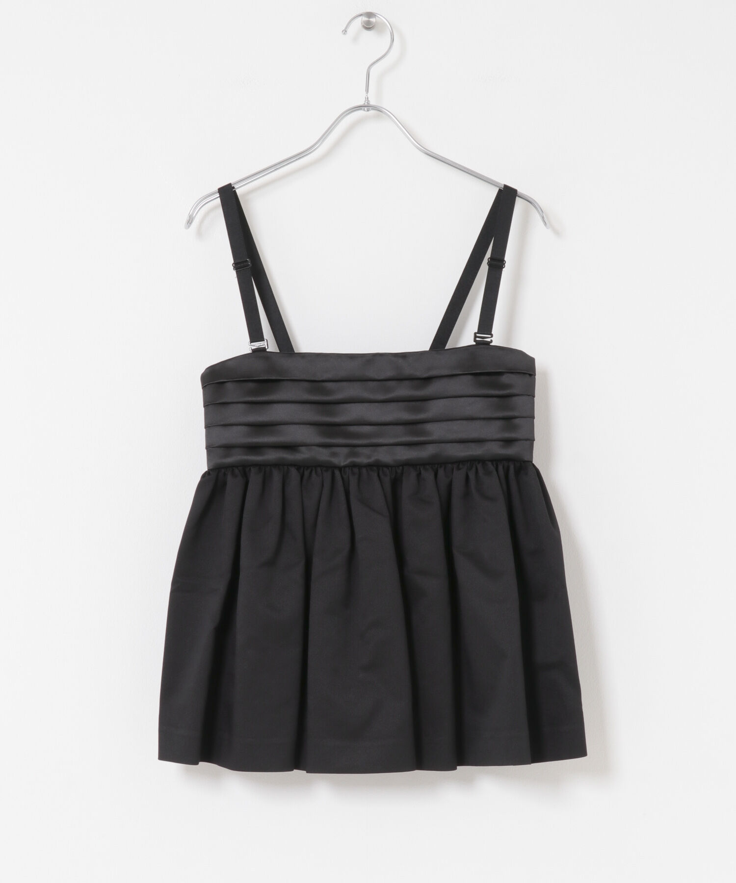 URBAN RESEARCH DOORS「Scye　Twill Kummerbund Top」|キャミソール|ブラック