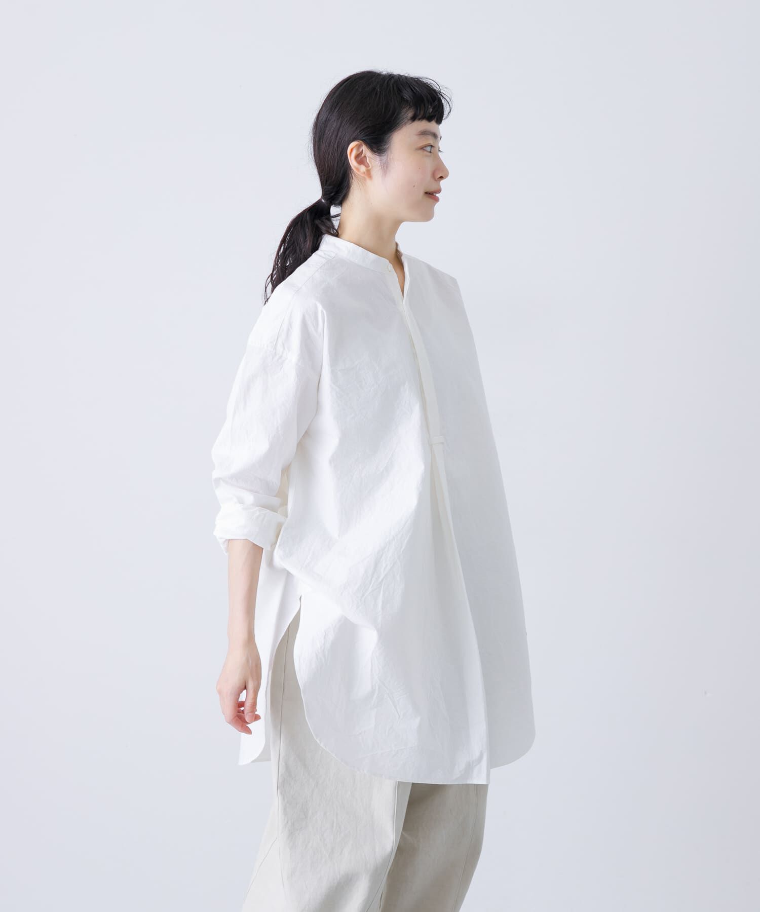 かぐれ「Cotton tunic shirts」|シャツ・ブラウス|