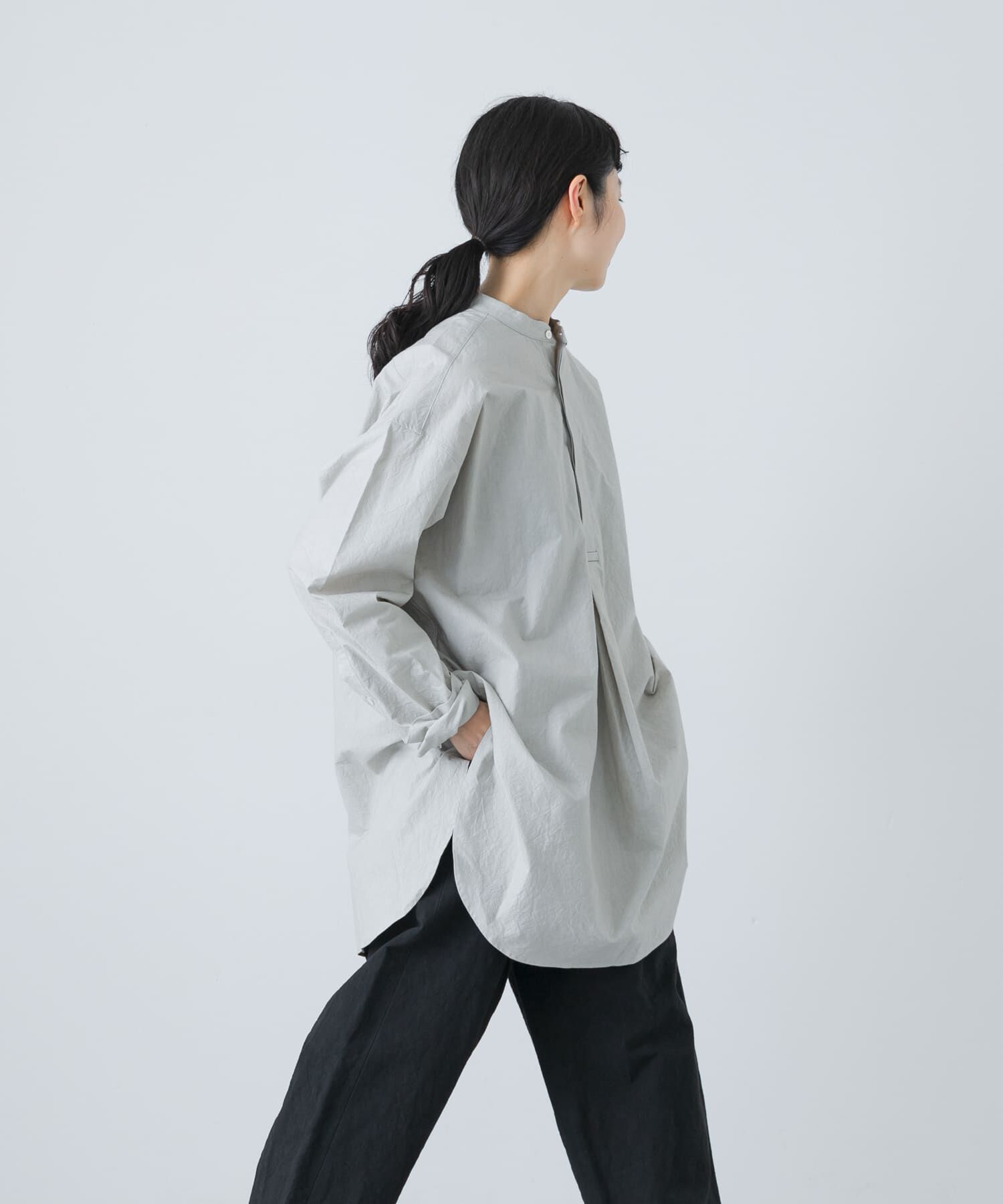 かぐれ「Cotton tunic shirts」|シャツ・ブラウス|