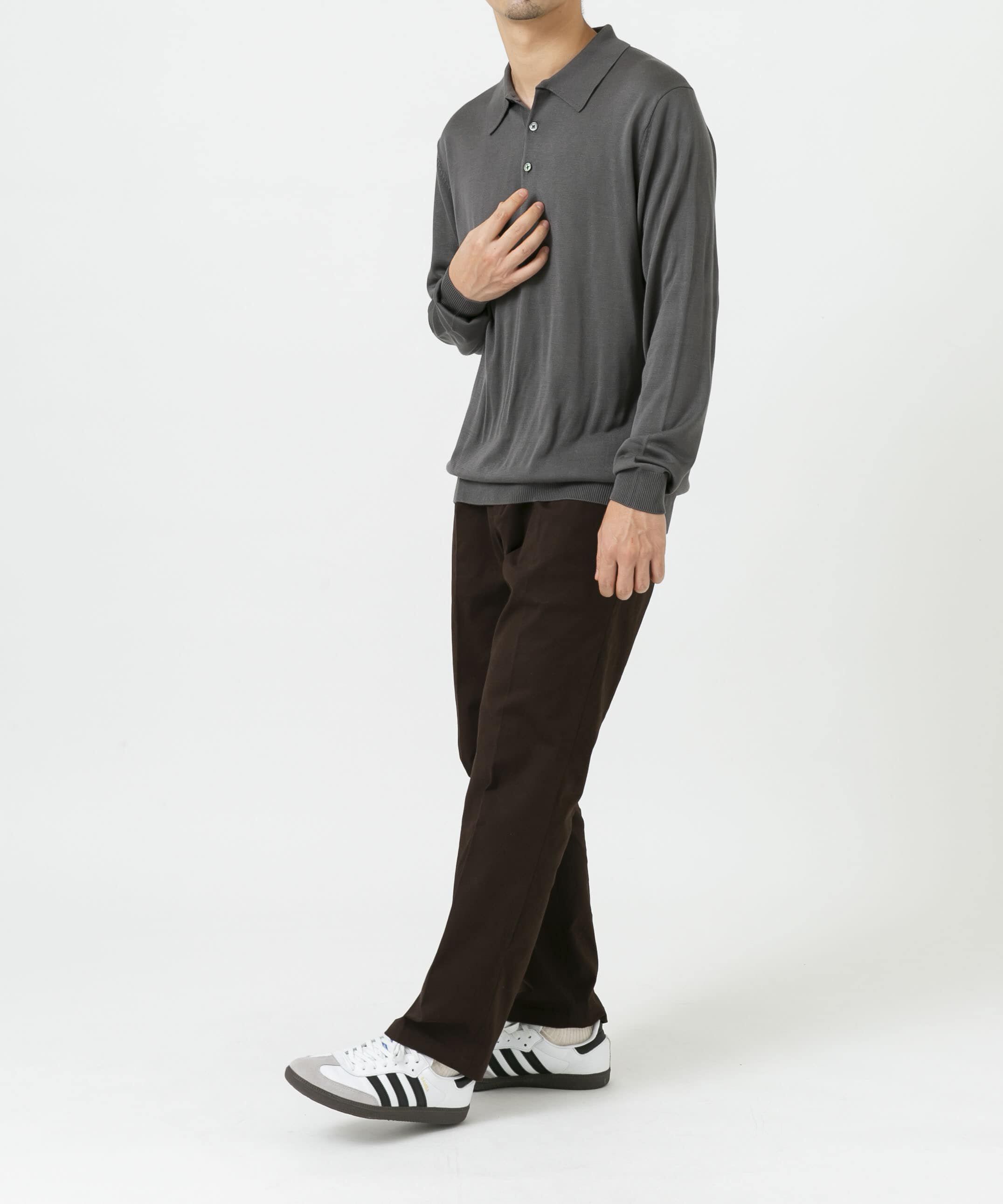 URBAN RESEARCH ROSSO「『XLサイズあり』『UR TECH』ハイゲージニットポロシャツ」|ニット・セーター|