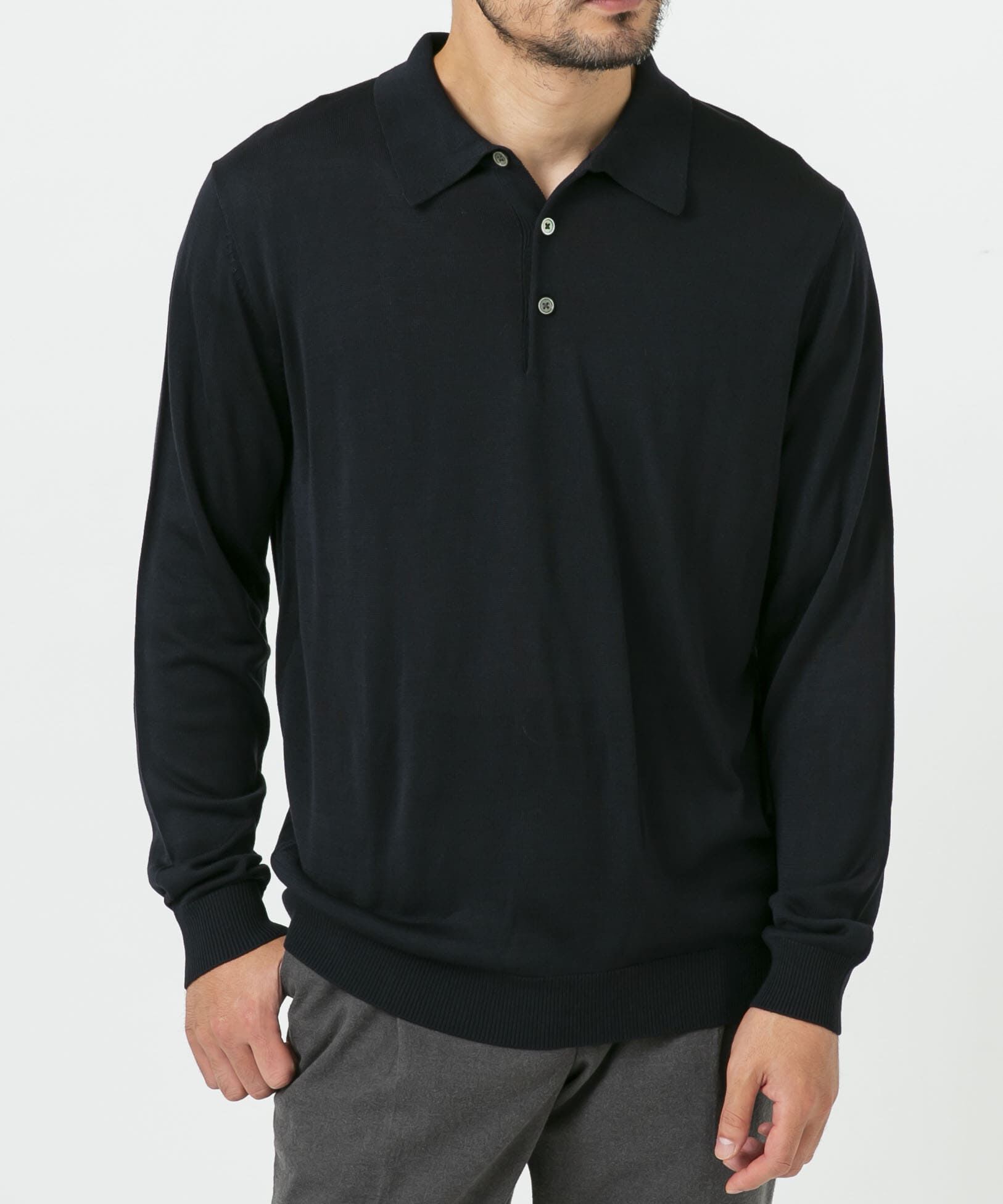 URBAN RESEARCH ROSSO「『XLサイズあり』『UR TECH』ハイゲージニットポロシャツ」|ニット・セーター|