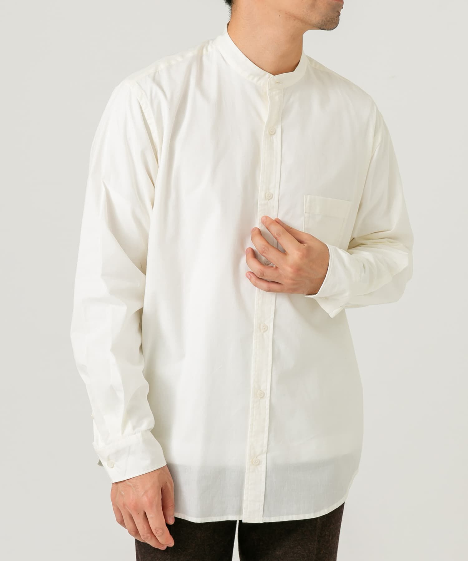 URBAN RESEARCH ROSSO「『XLサイズあり』ハイパフォーマンスブロードバンドカラーシャツ」|シャツ・ブラウス|