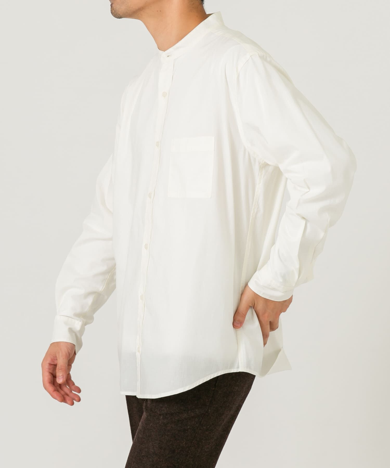 URBAN RESEARCH ROSSO「『XLサイズあり』ハイパフォーマンスブロードバンドカラーシャツ」|シャツ・ブラウス|