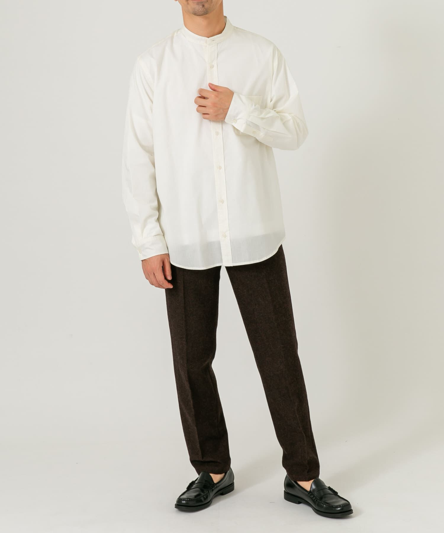 URBAN RESEARCH ROSSO「『XLサイズあり』ハイパフォーマンスブロードバンドカラーシャツ」|シャツ・ブラウス|