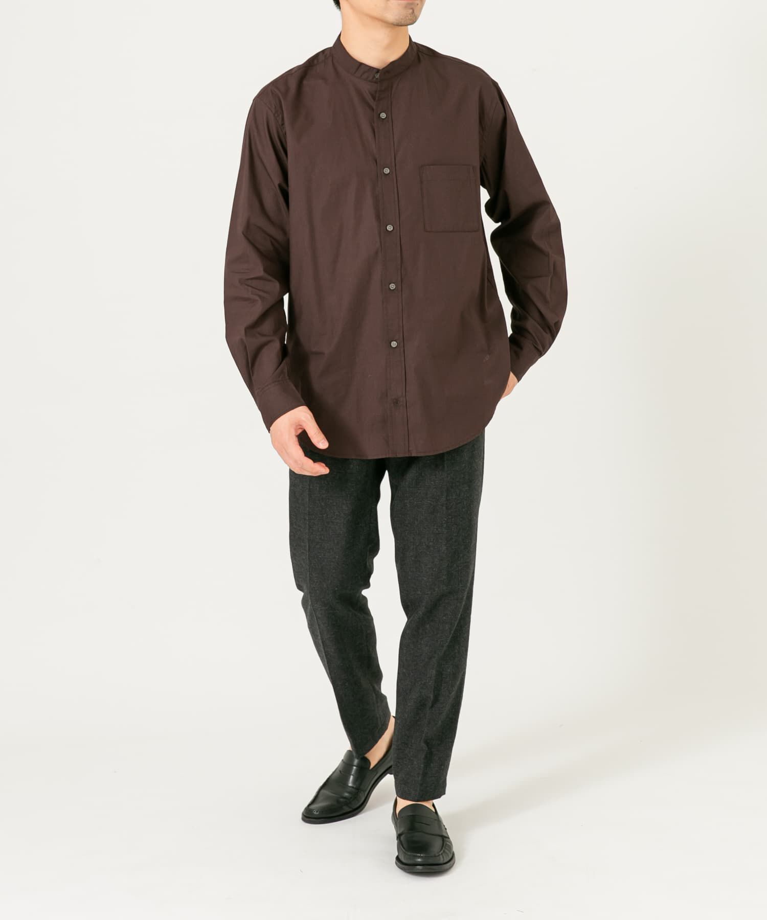 URBAN RESEARCH ROSSO「『XLサイズあり』ハイパフォーマンスブロードバンドカラーシャツ」|シャツ・ブラウス|