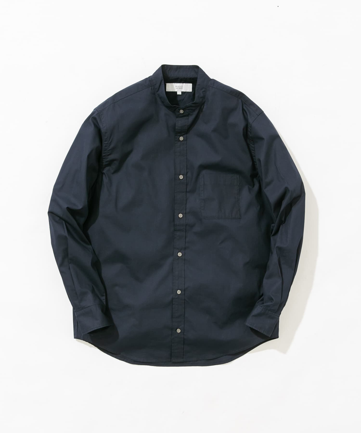 URBAN RESEARCH ROSSO「『XLサイズあり』ハイパフォーマンスブロードバンドカラーシャツ」|シャツ・ブラウス|ネイビー