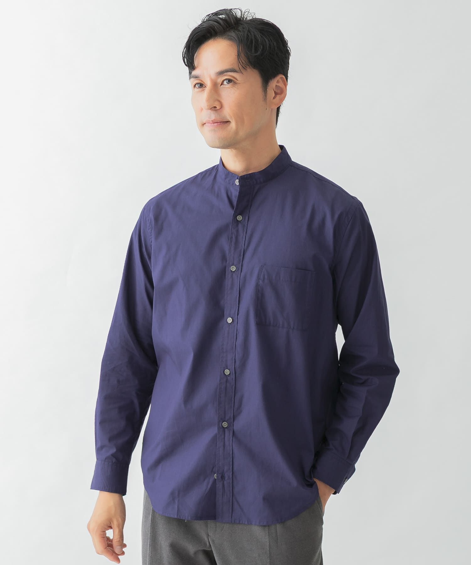 URBAN RESEARCH ROSSO「『XLサイズあり』ハイパフォーマンスブロードバンドカラーシャツ」|シャツ・ブラウス|