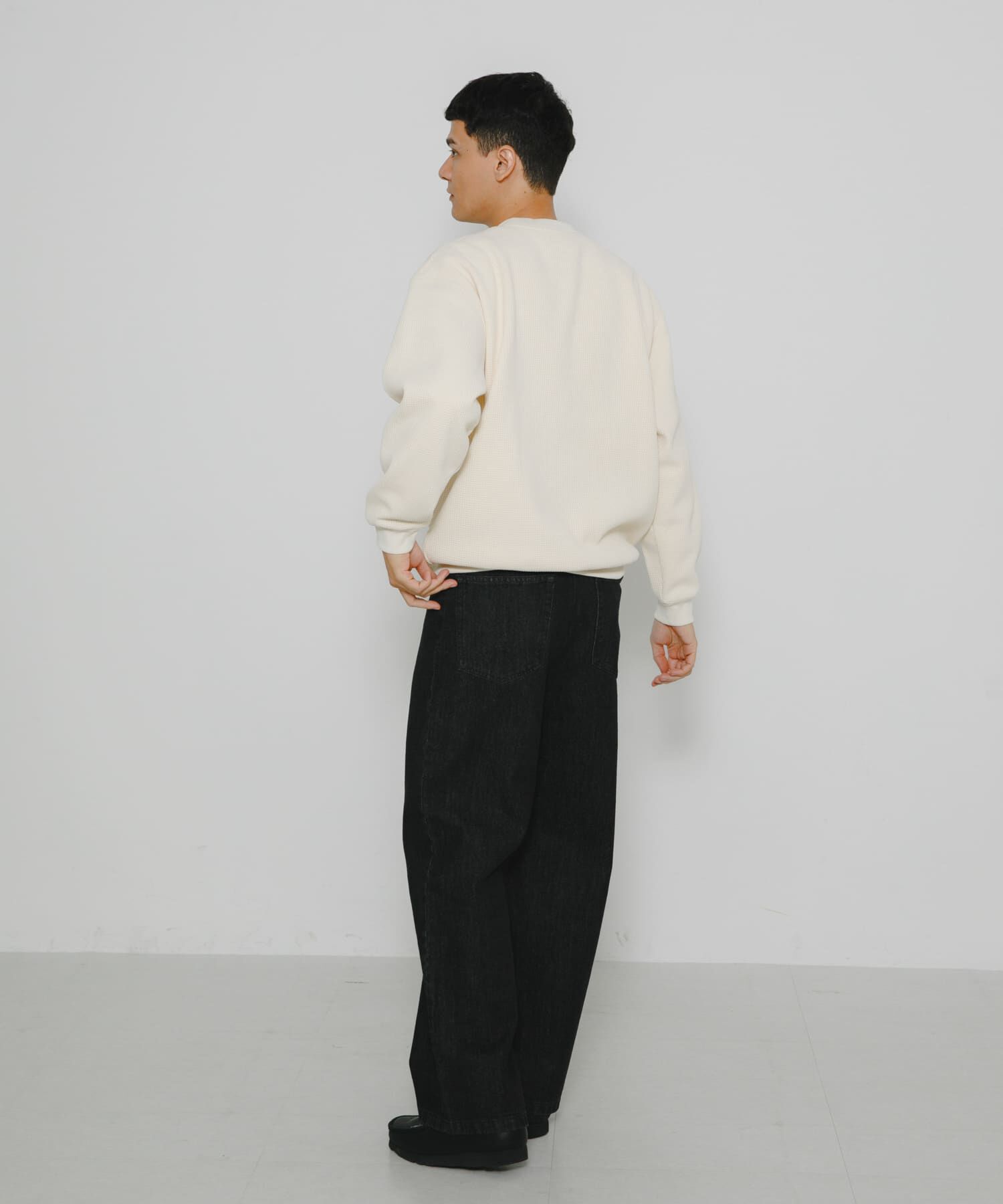 Sonny Label 「裏起毛ワッフルリラックスフィットプルオーバー」|Tシャツ・カットソー|