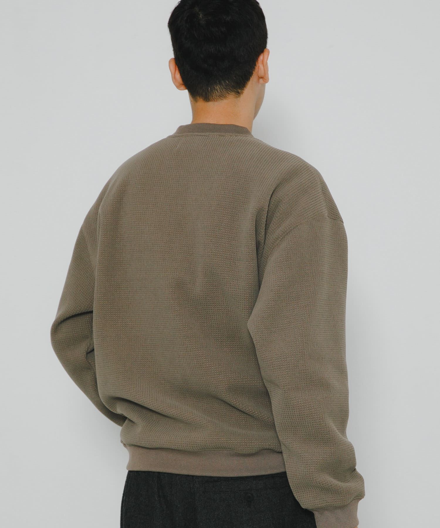 Sonny Label 「裏起毛ワッフルリラックスフィットプルオーバー」|Tシャツ・カットソー|