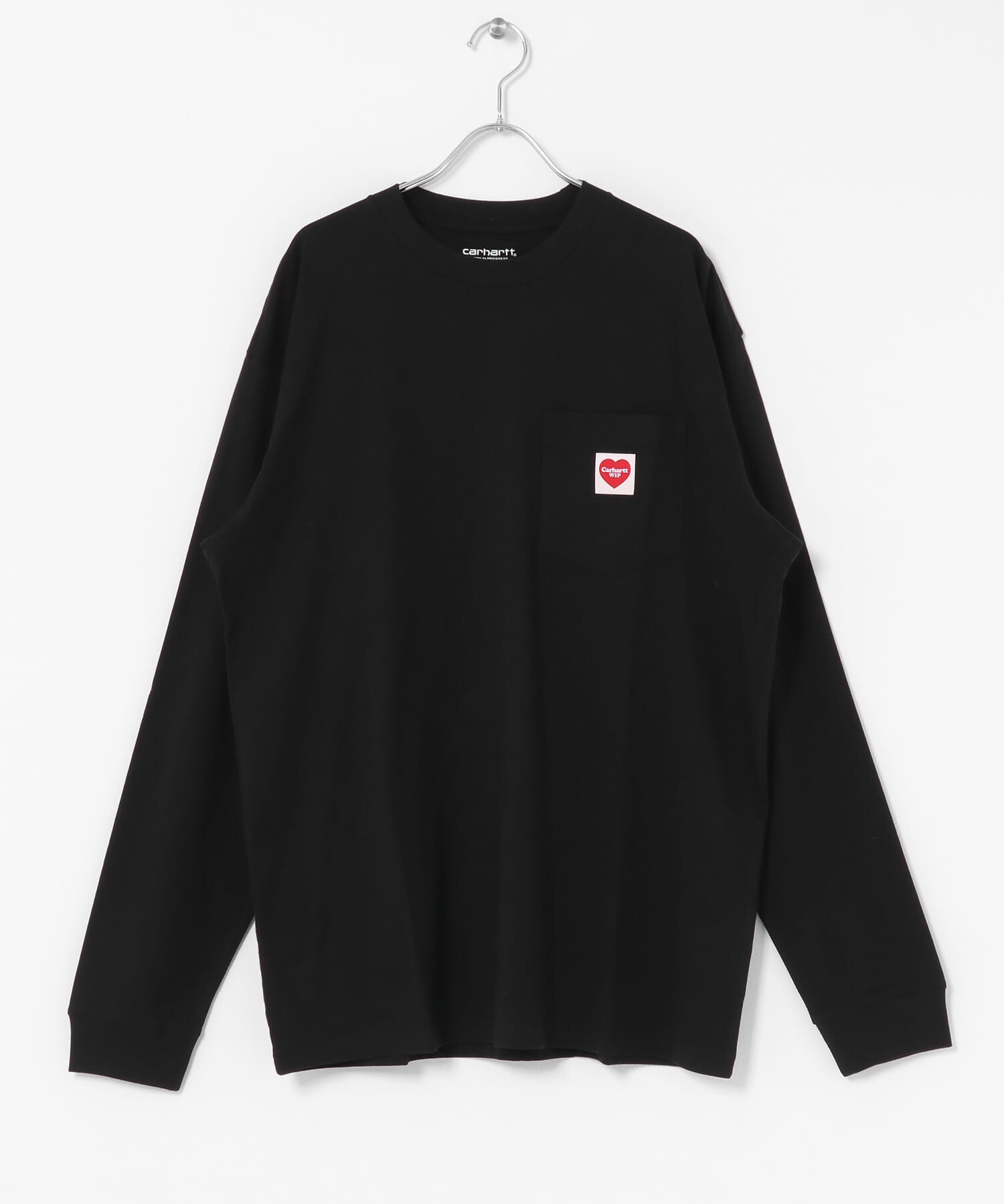 Sonny Label 「carhartt　LONG-SLEEVE POCKET HEART T-SHIRTS」|Tシャツ・カットソー|ブラック