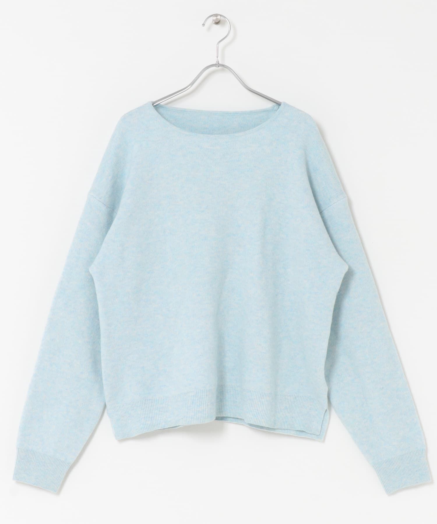 URBAN RESEARCH DOORS「ボートネックスムースプルオーバー」|ニット・セーター|