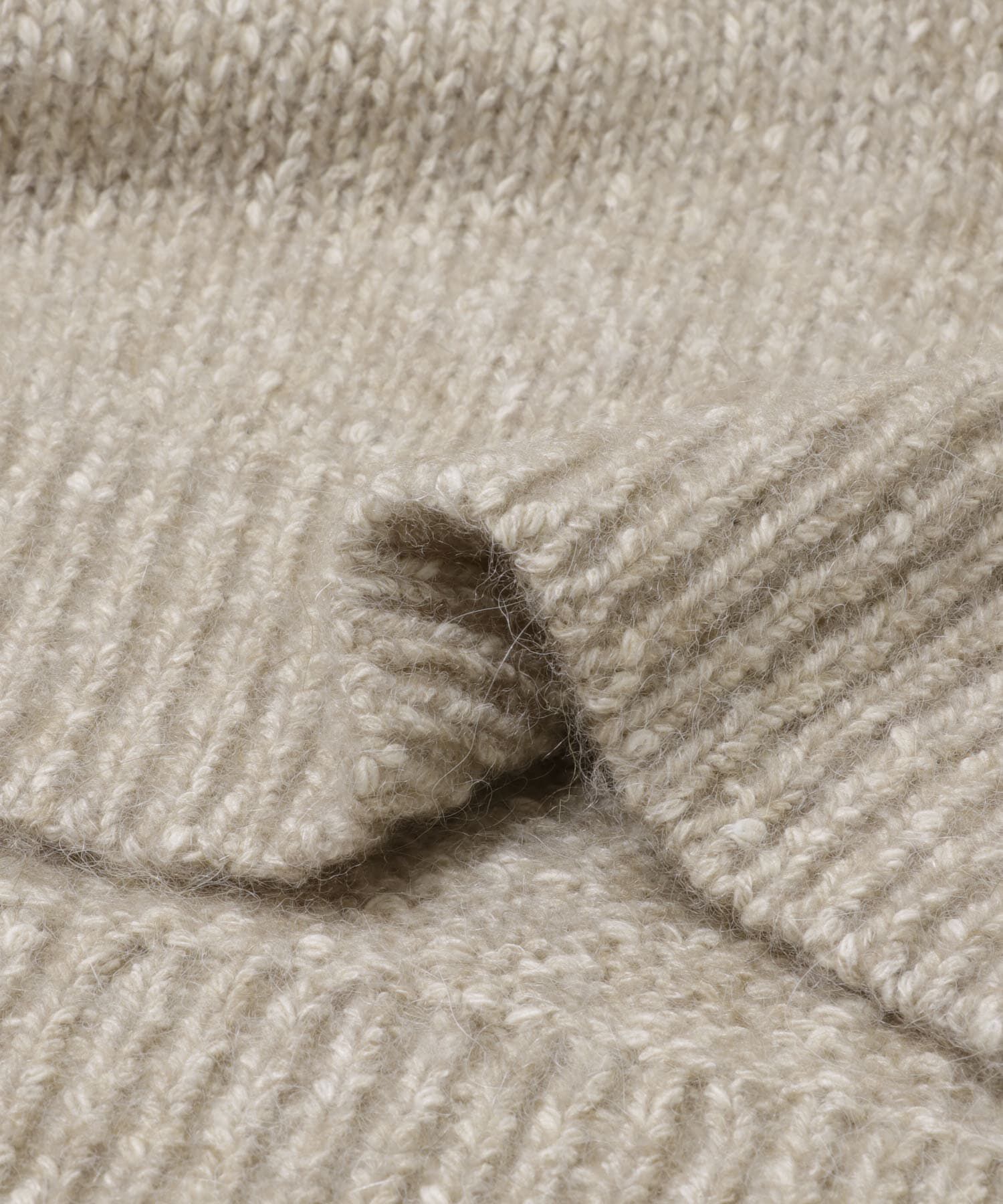 かぐれ「コットンアルパカクルーネックニット」|ニット・セーター|