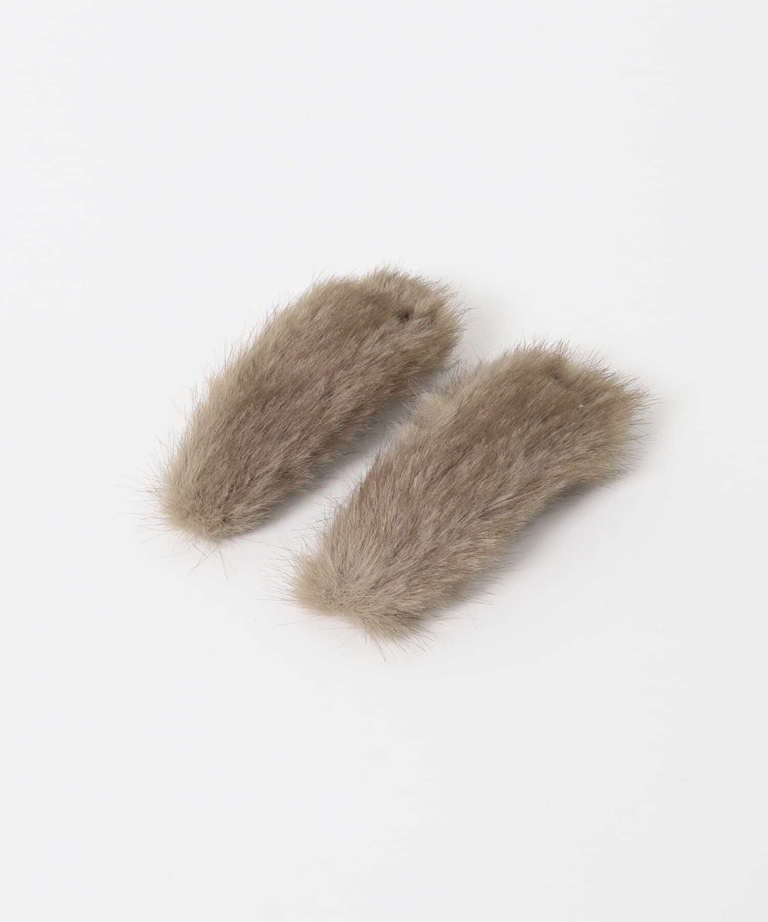 URBAN RESEARCH ROSSO「heyep　Faux Mink Hair Clips-2P」|その他|ブラウン
