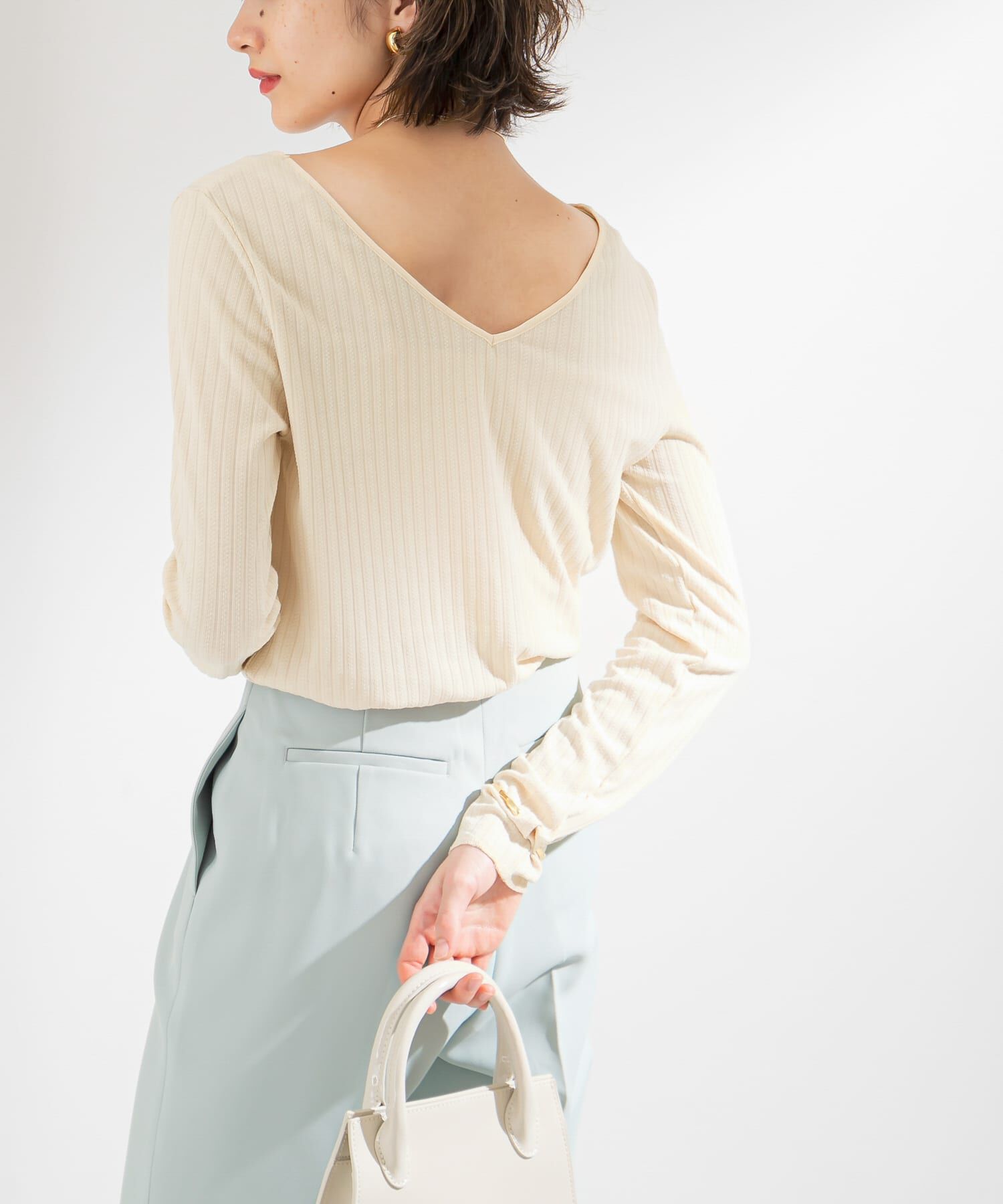  「2WAYテレコプルオーバー」|Tシャツ・カットソー|