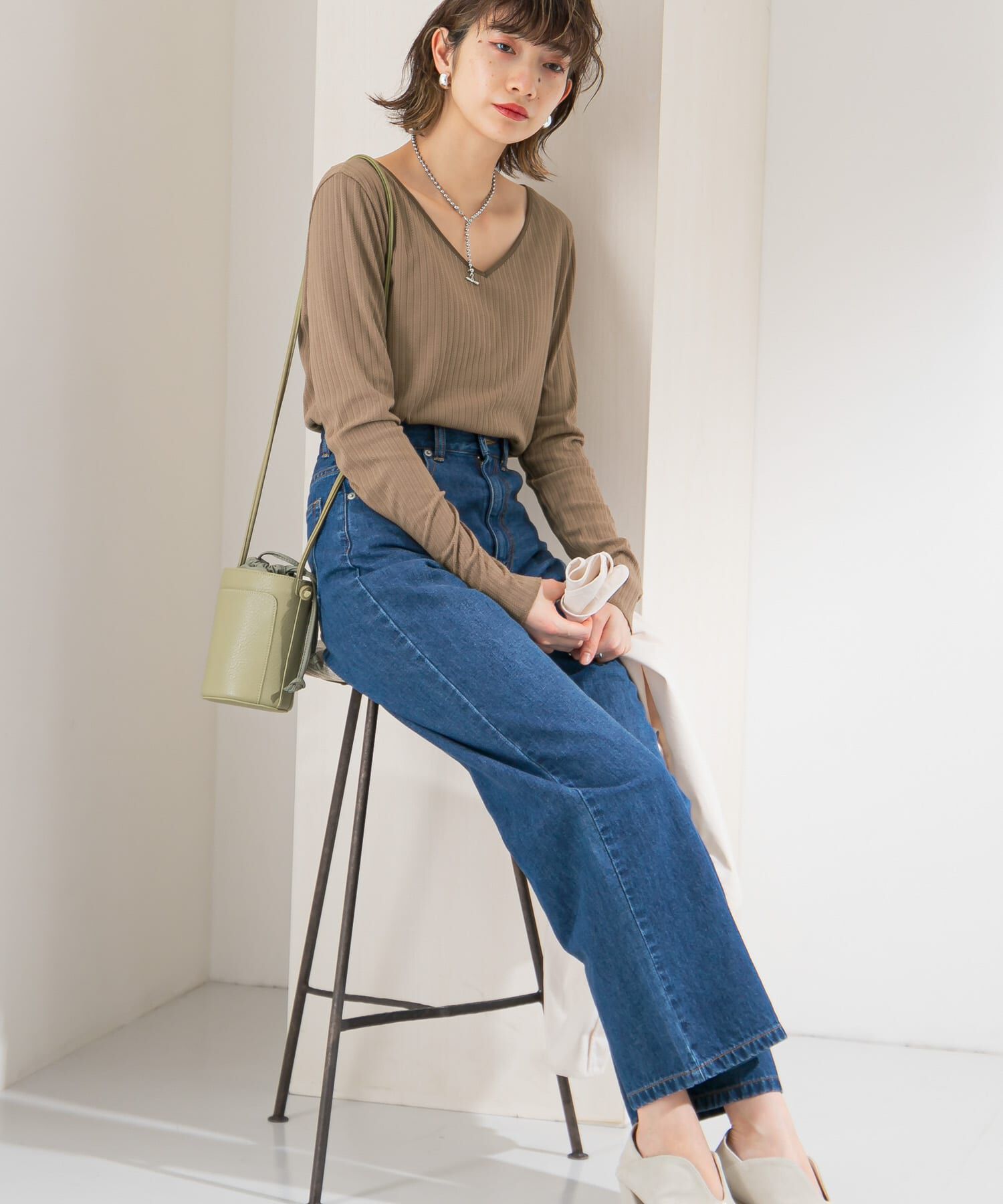  「2WAYテレコプルオーバー」|Tシャツ・カットソー|