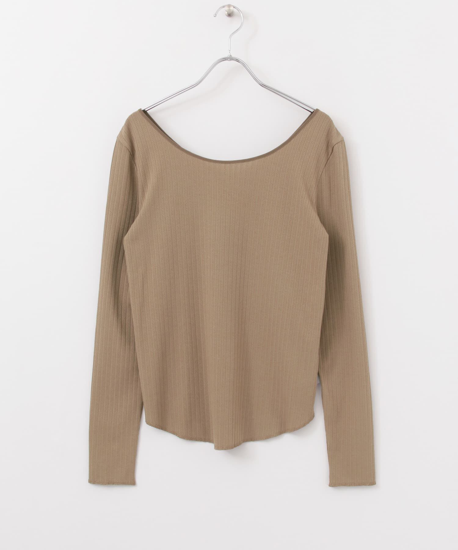  「2WAYテレコプルオーバー」|Tシャツ・カットソー|