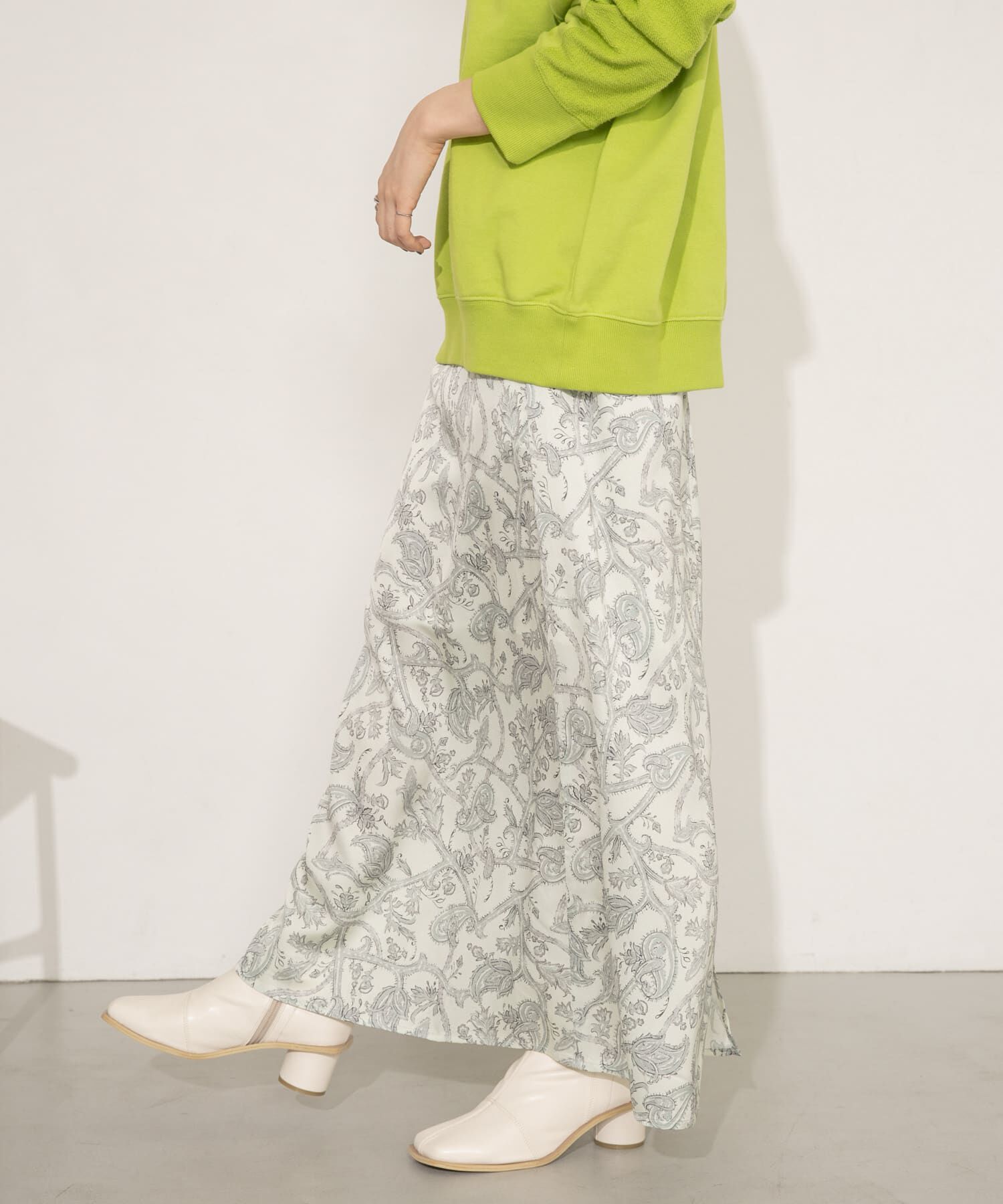  「Aラインロングスカート」|スカート|