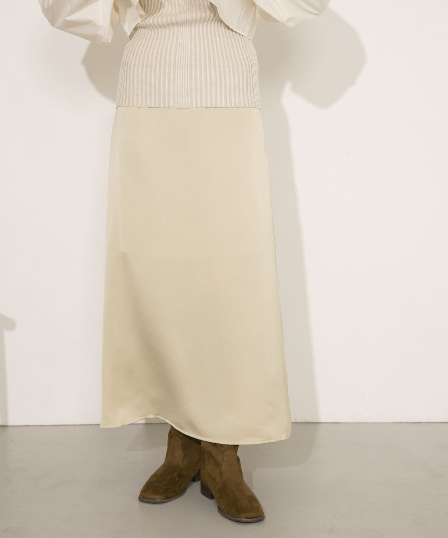  「Aラインロングスカート」|スカート|