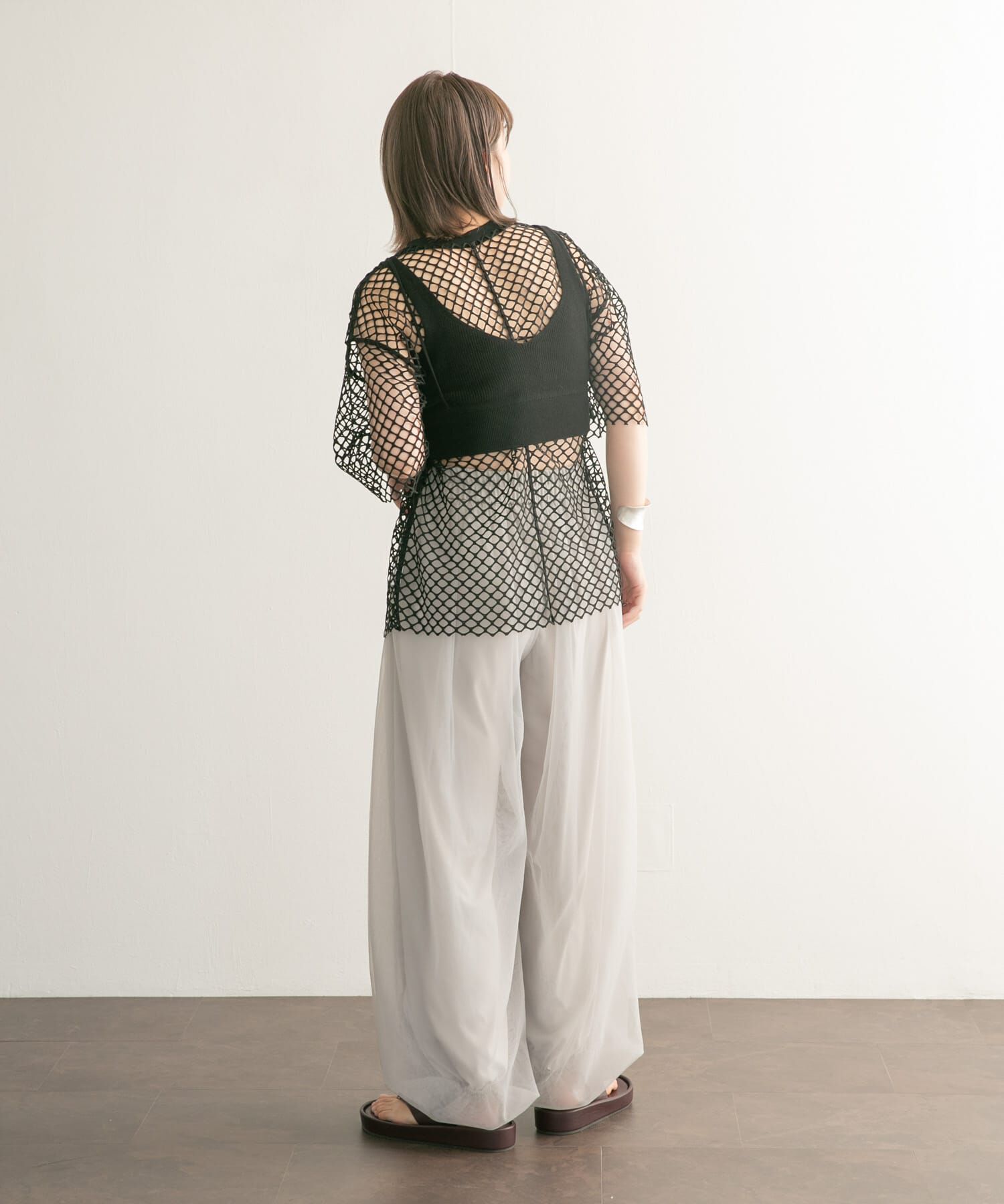  「レイヤードライクニットビスチェ」|ニット・セーター|