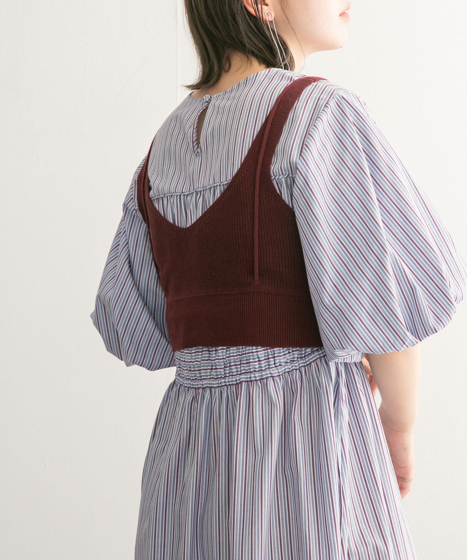  「レイヤードライクニットビスチェ」|ニット・セーター|