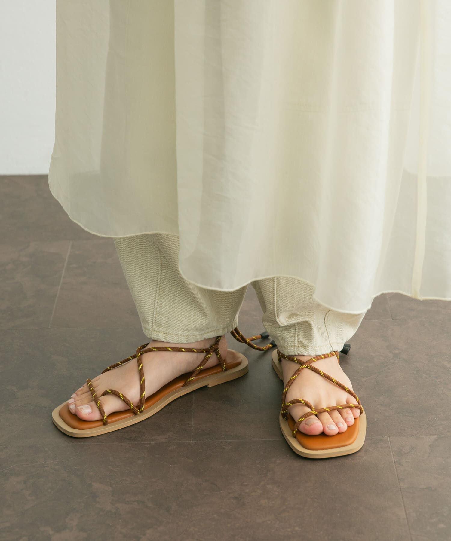  「ドローコードサンダル」|サンダル|