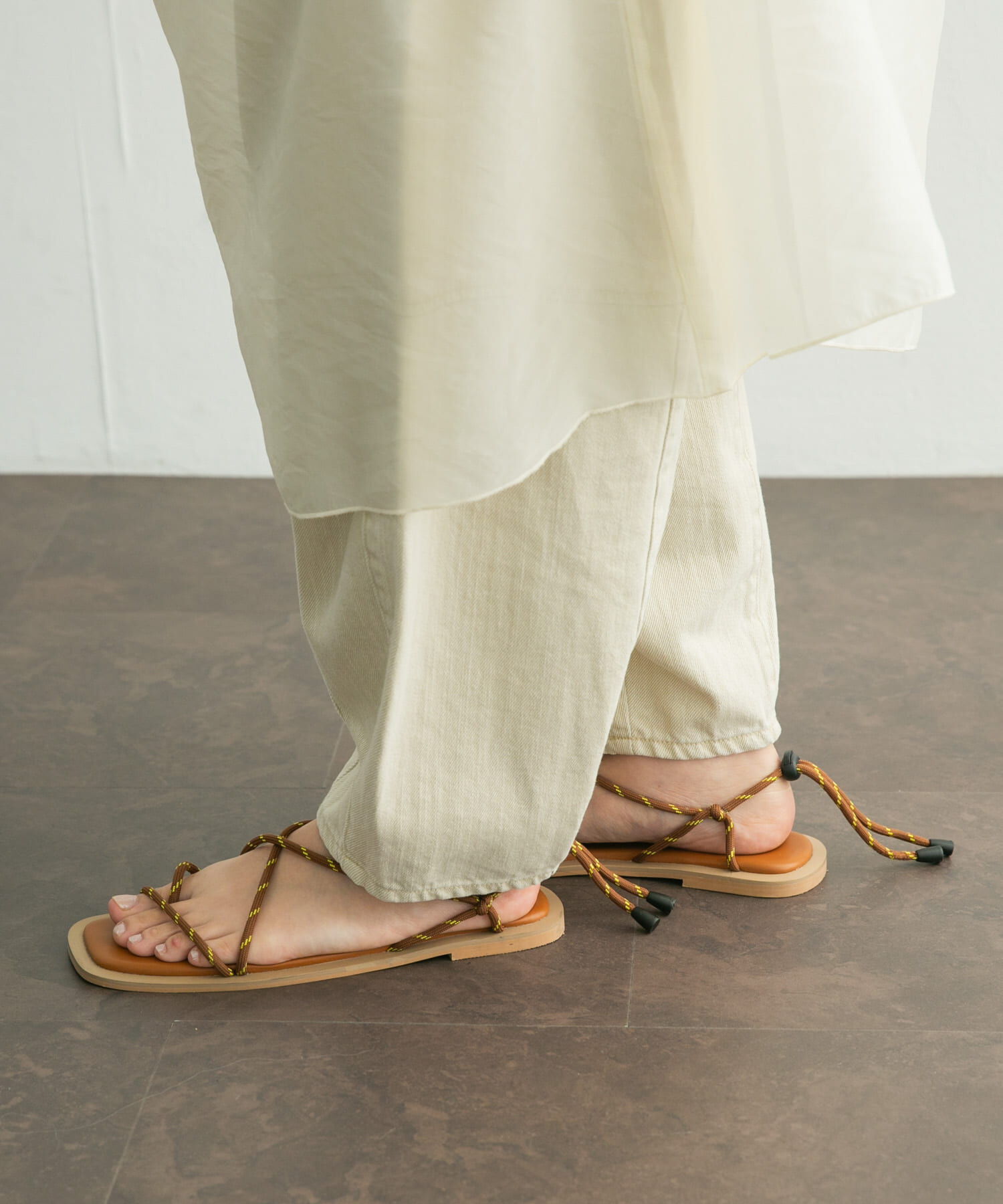  「ドローコードサンダル」|サンダル|