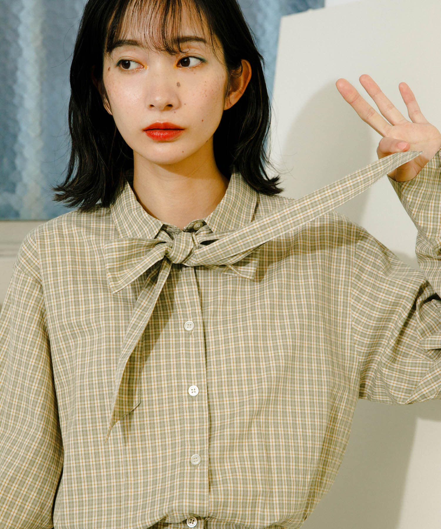  「ウエストマークチェックシャツ」|シャツ・ブラウス|