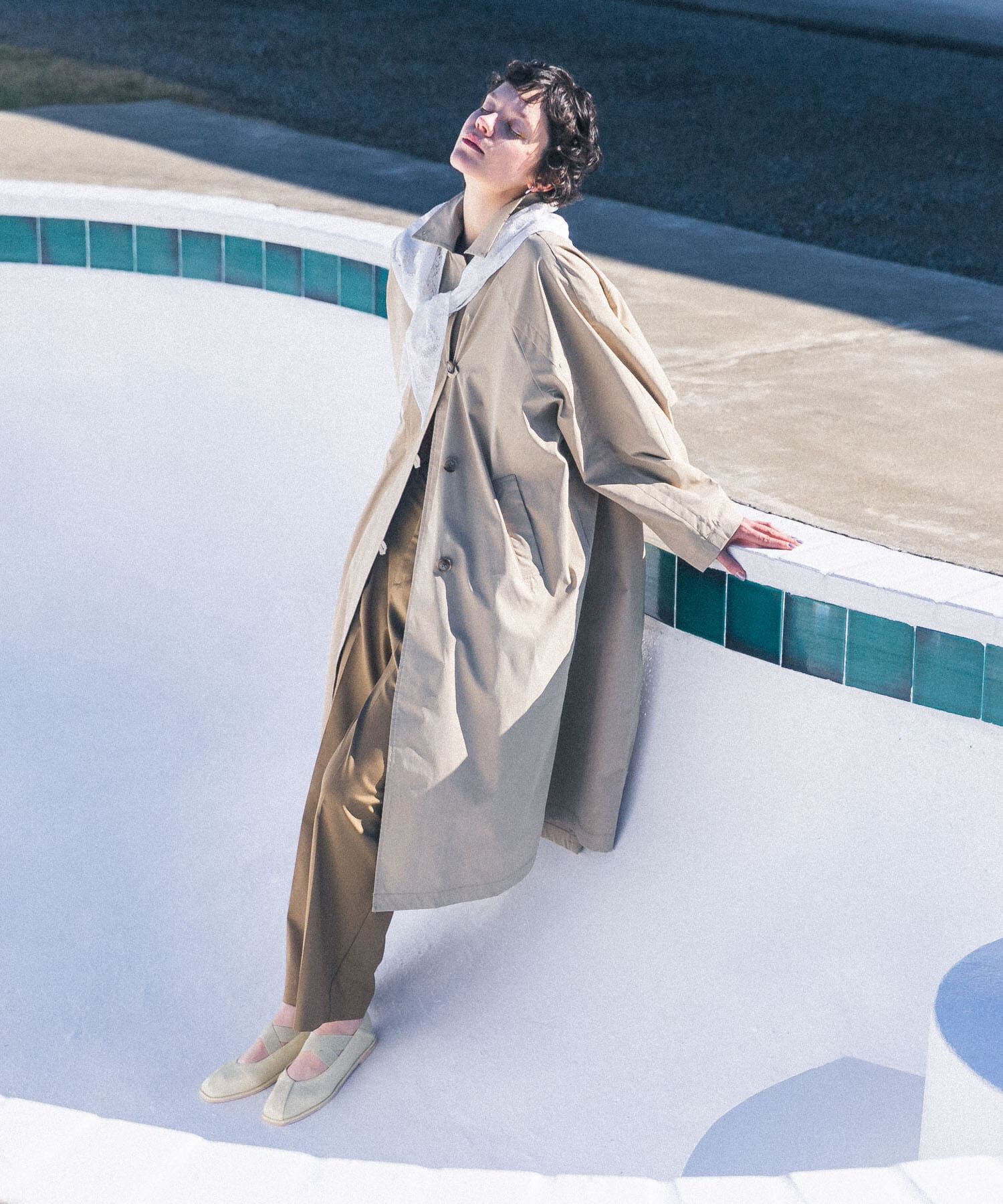  「レーススカーフSETパンツ」|その他|