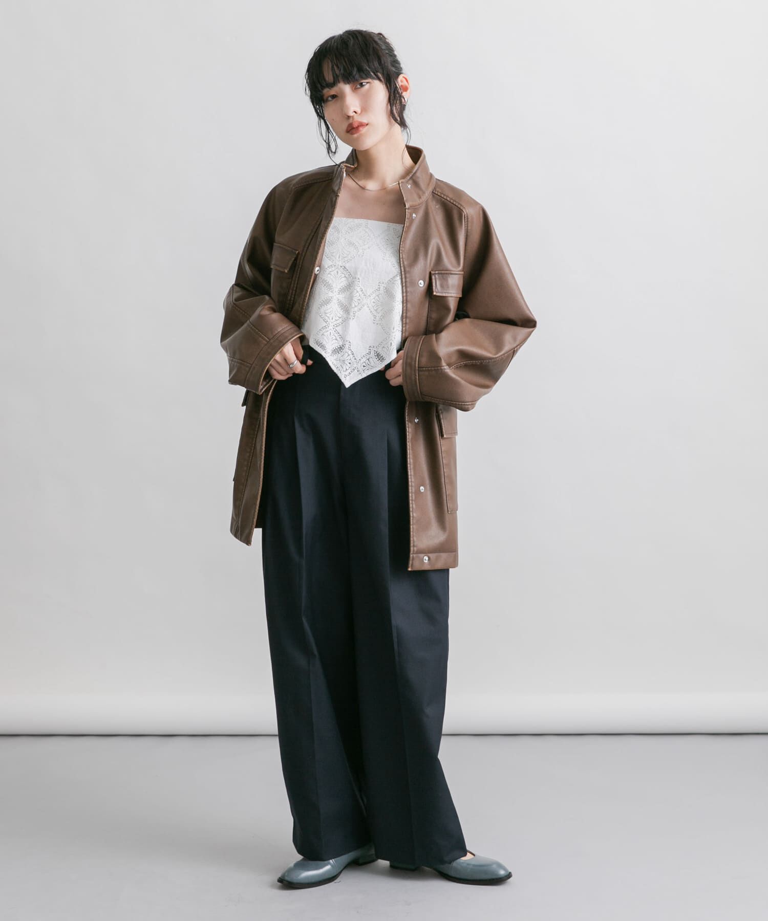  「レーススカーフSETパンツ」|その他|