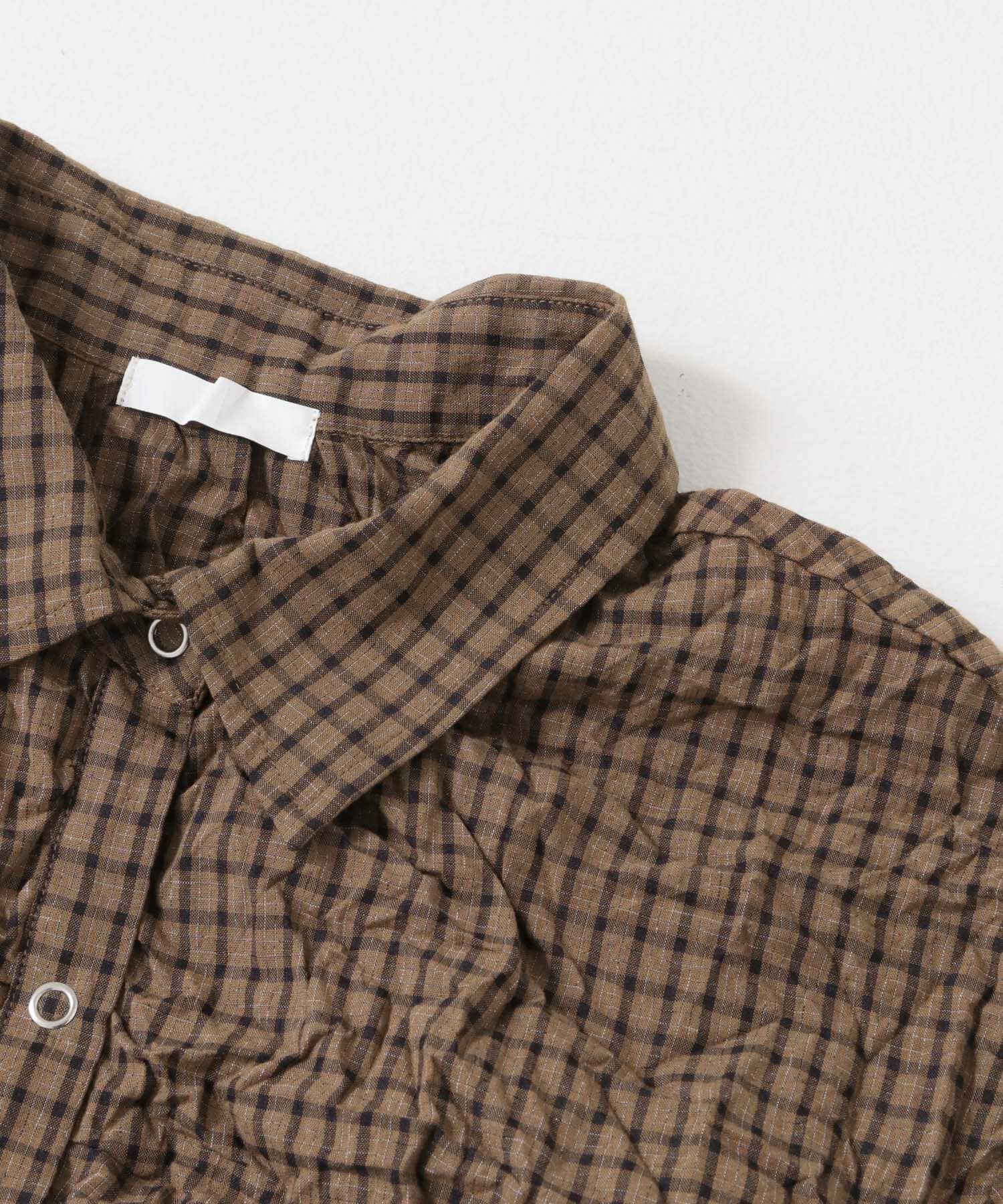  「ワッシャーチェックシャツ」|シャツ・ブラウス|